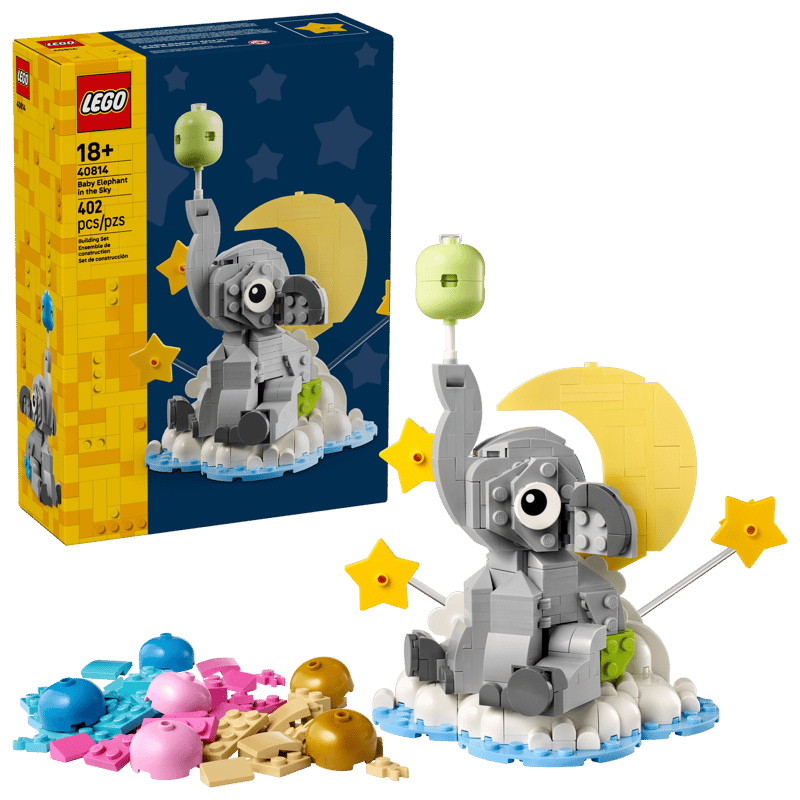 LEGO Iconic Schwebender Baby-Elefant 40814