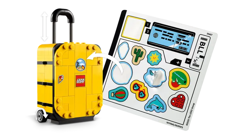 LEGO® Gelber Reisekoffer 40817