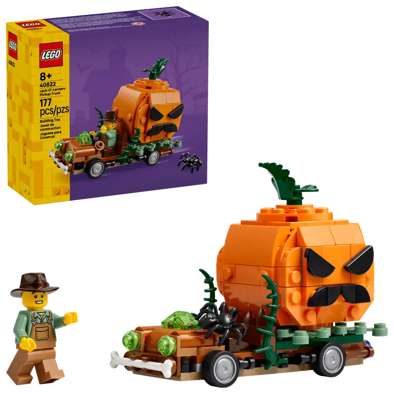 LEGO® Pickup mit Halloweenkürbis 40822
