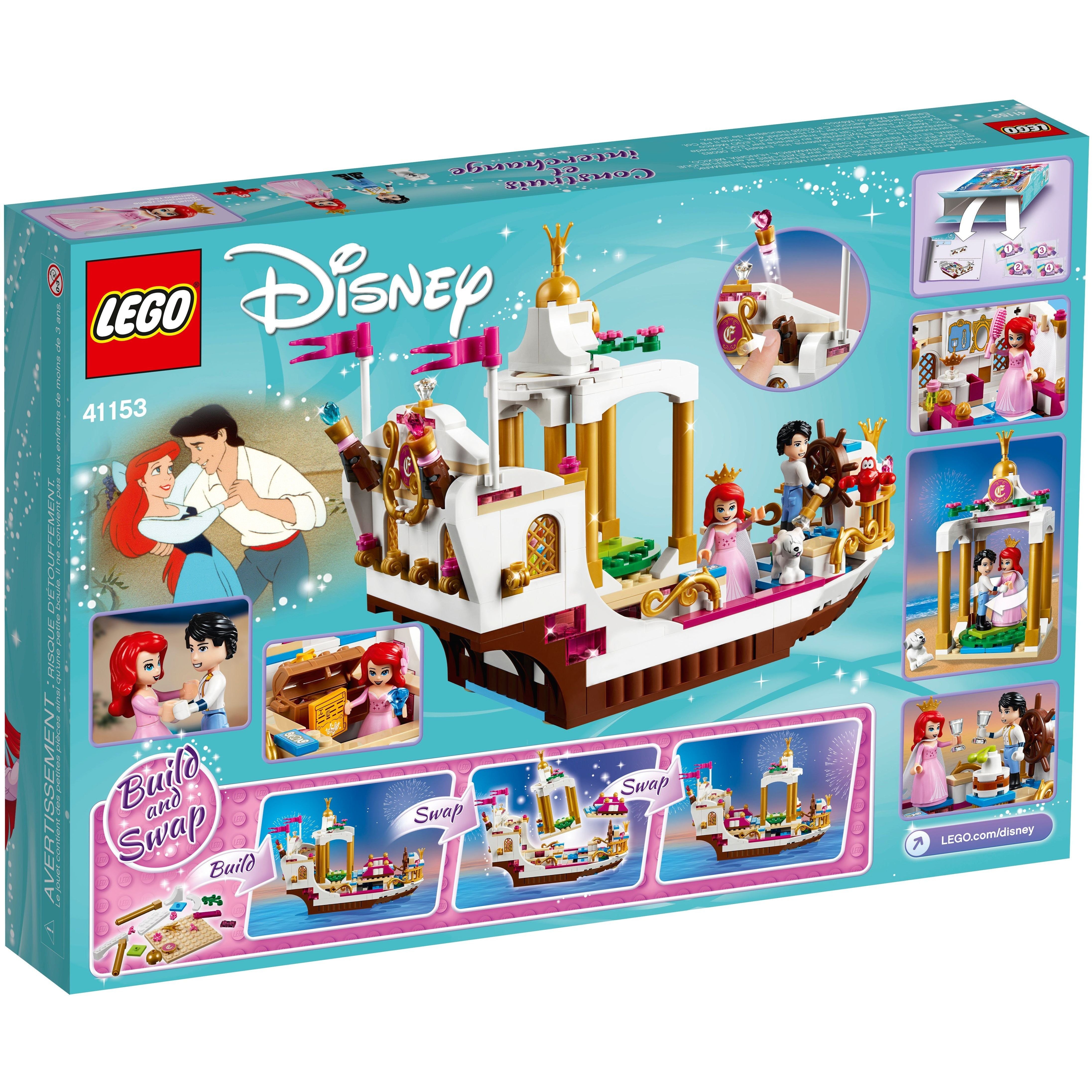 LEGO Disney Bateau du mariage royal d'Ariel 41153