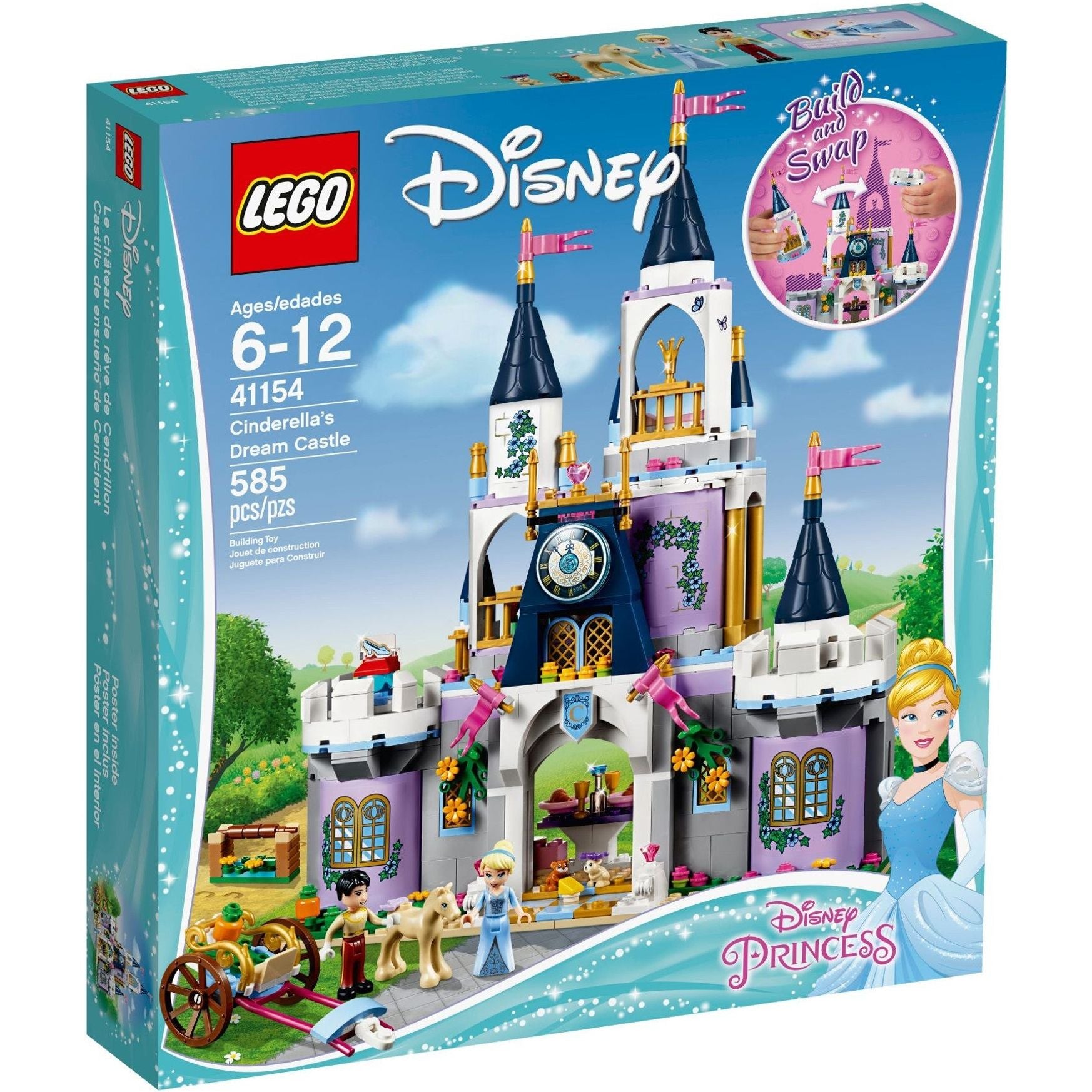 LEGO Disney Le château de rêve de Cendrillon 41154