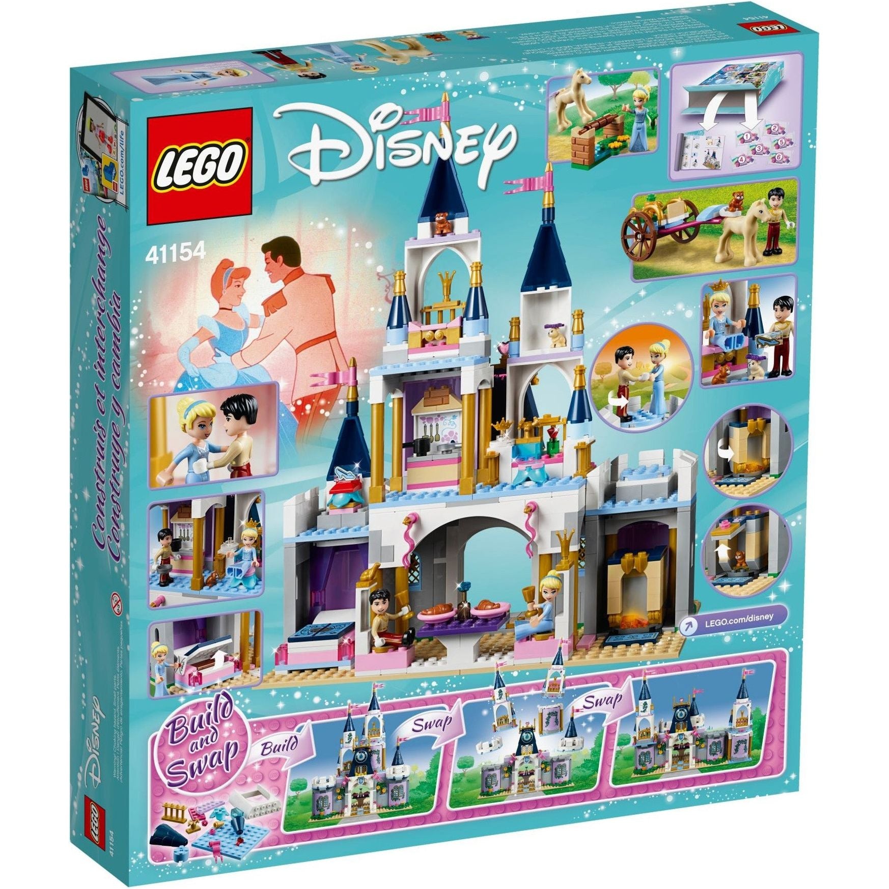 LEGO Disney Le château de rêve de Cendrillon 41154