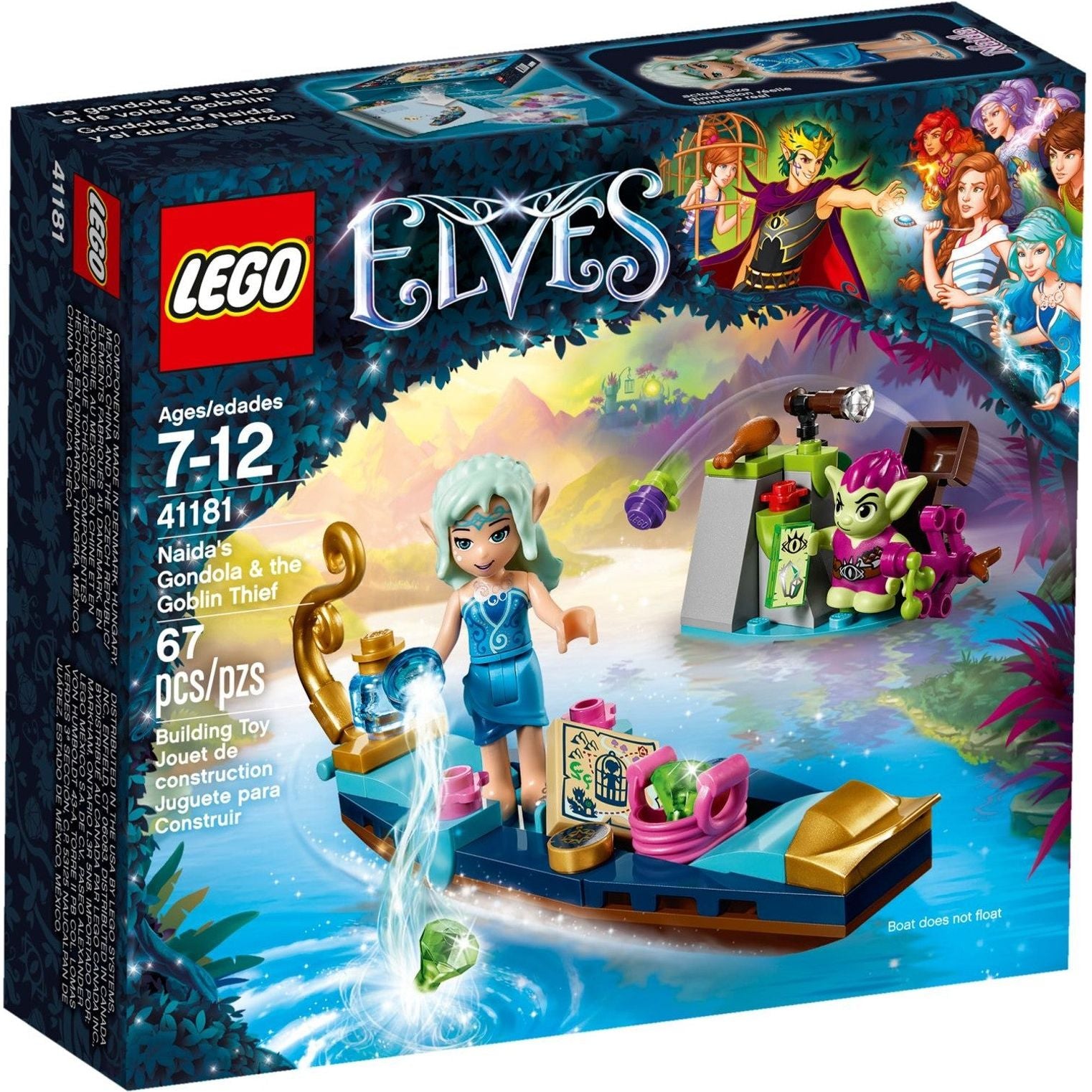 LEGO Elves Naidas Gondel und der diebische Kobold 41181