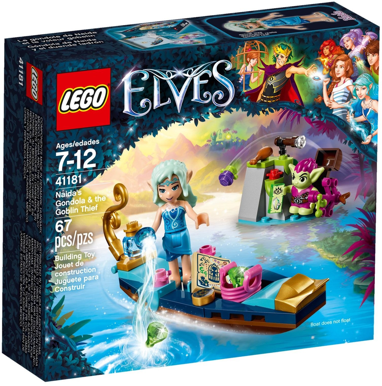 LEGO Elves Naidas Gondel und der diebische Kobold 41181