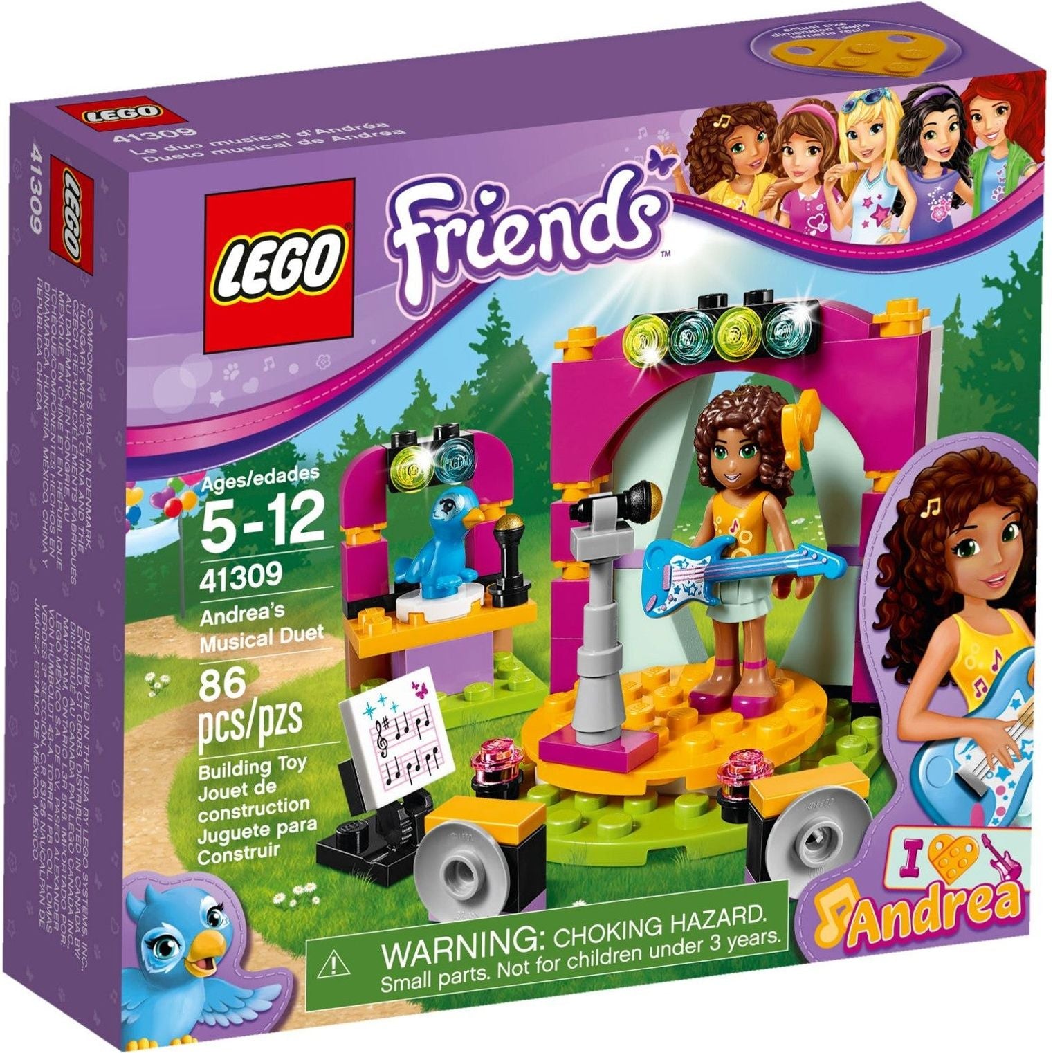 LEGO Friends Andreas Showbühne 41309