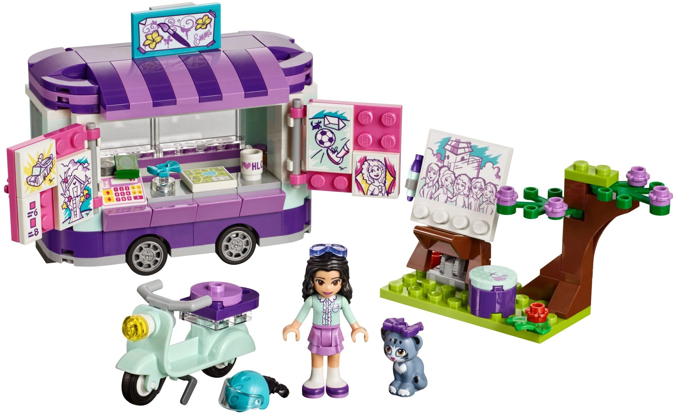 LEGO Friends Emmas rollender Kunstkiosk 41332