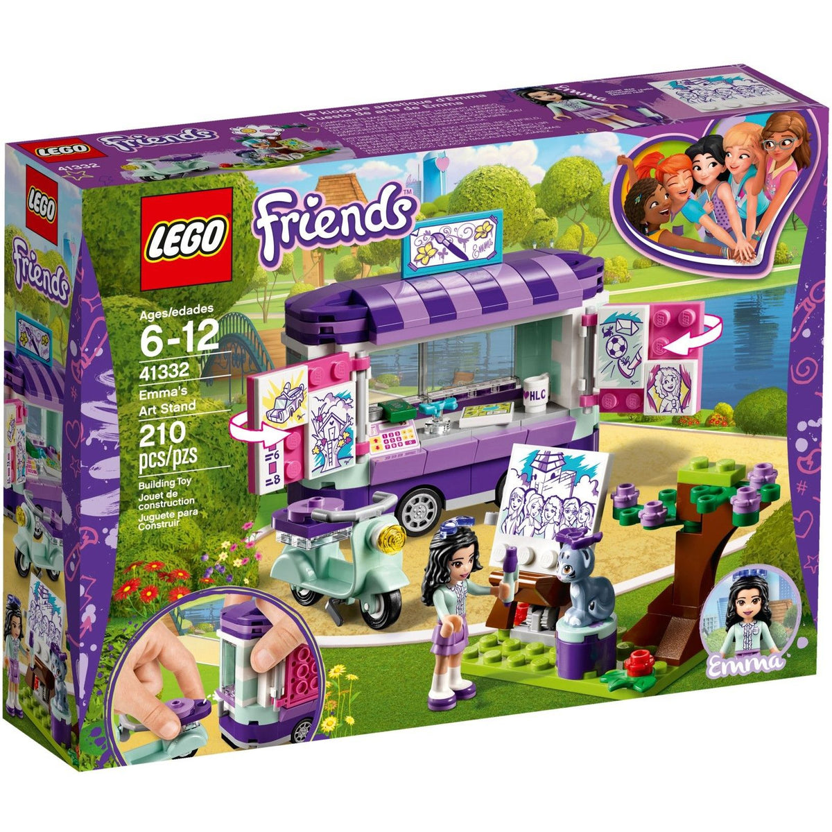 LEGO Friends Emmas rollender Kunstkiosk 41332