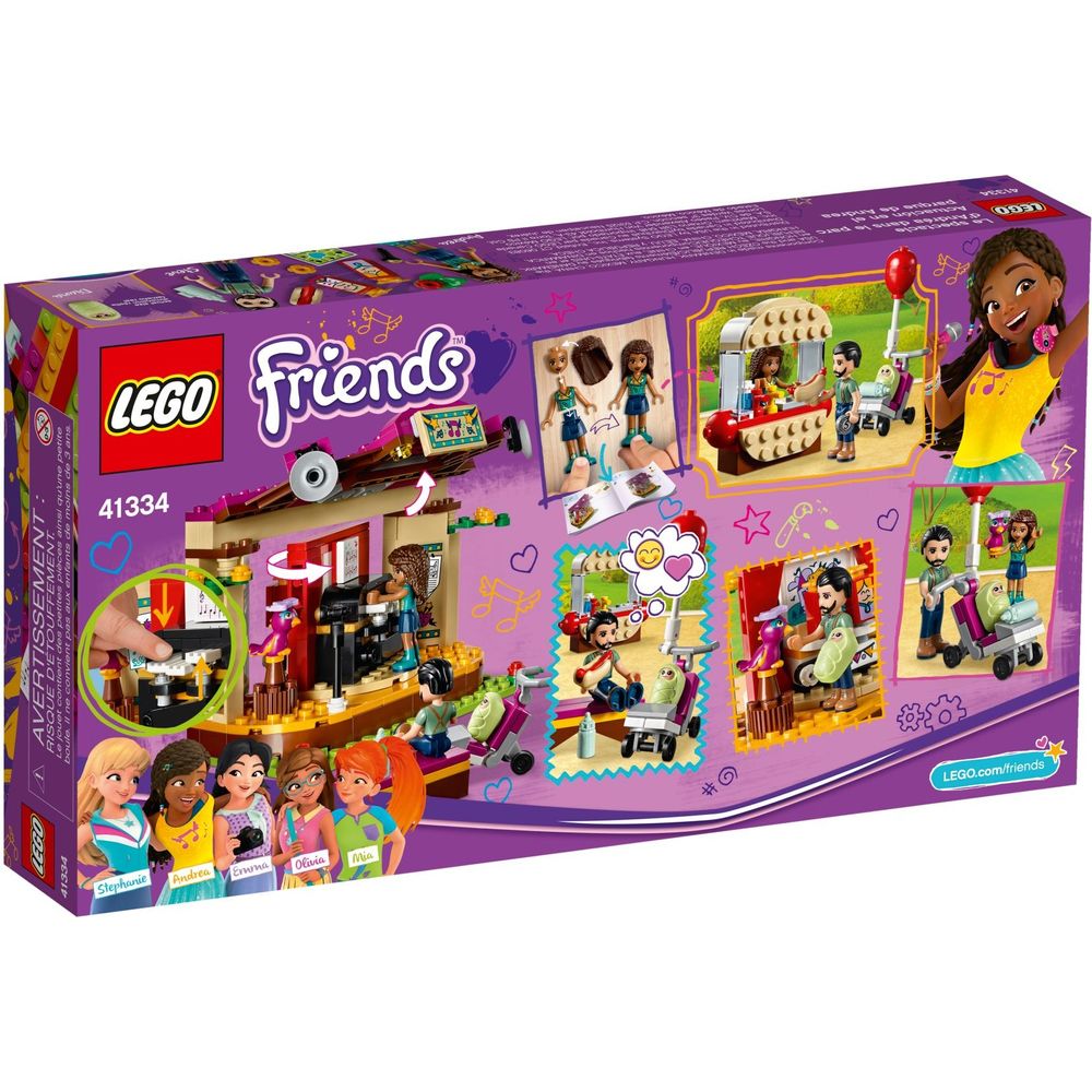 LEGO Friends Andreas Bühne im Park 41334