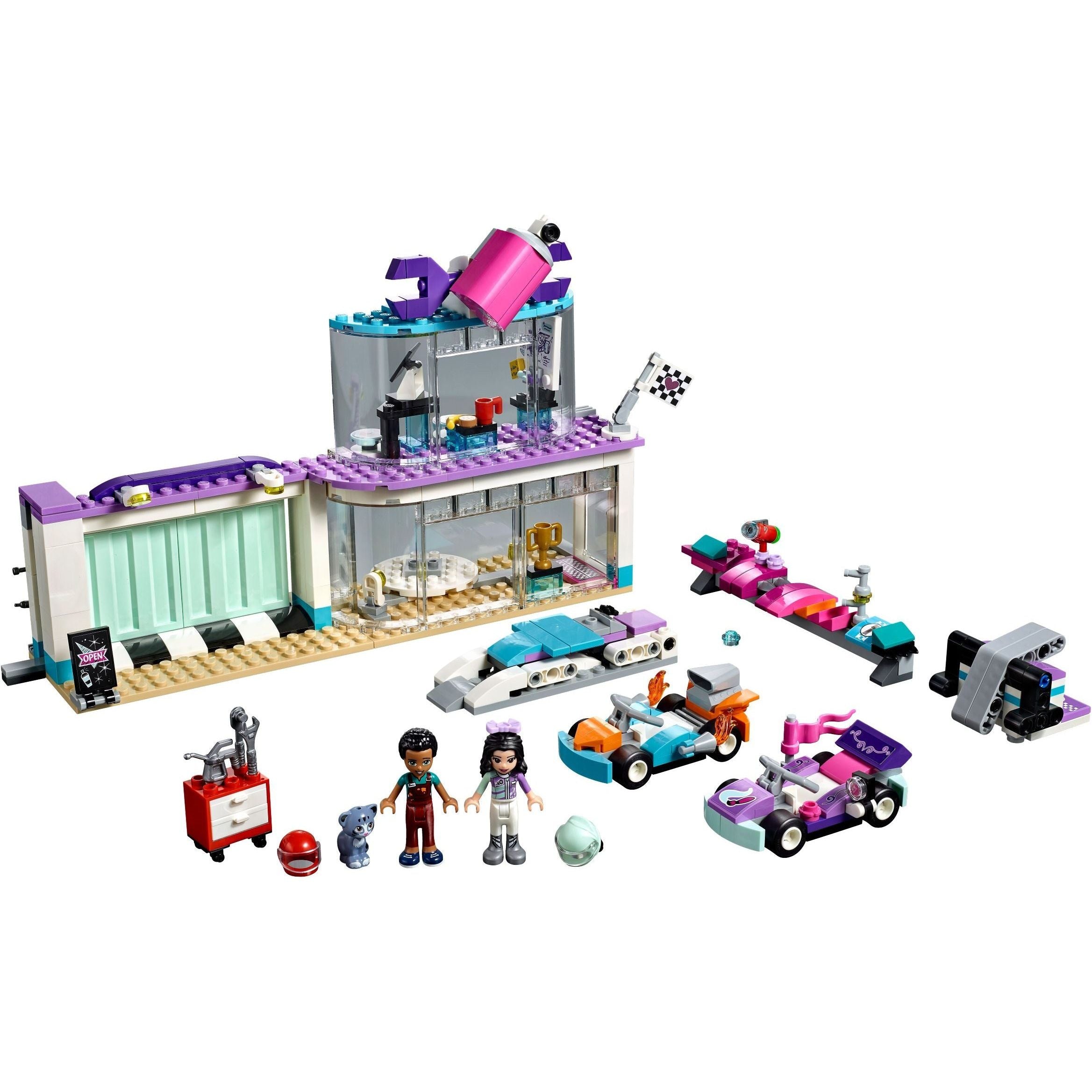 LEGO Friends Tuning Werkstatt 41351