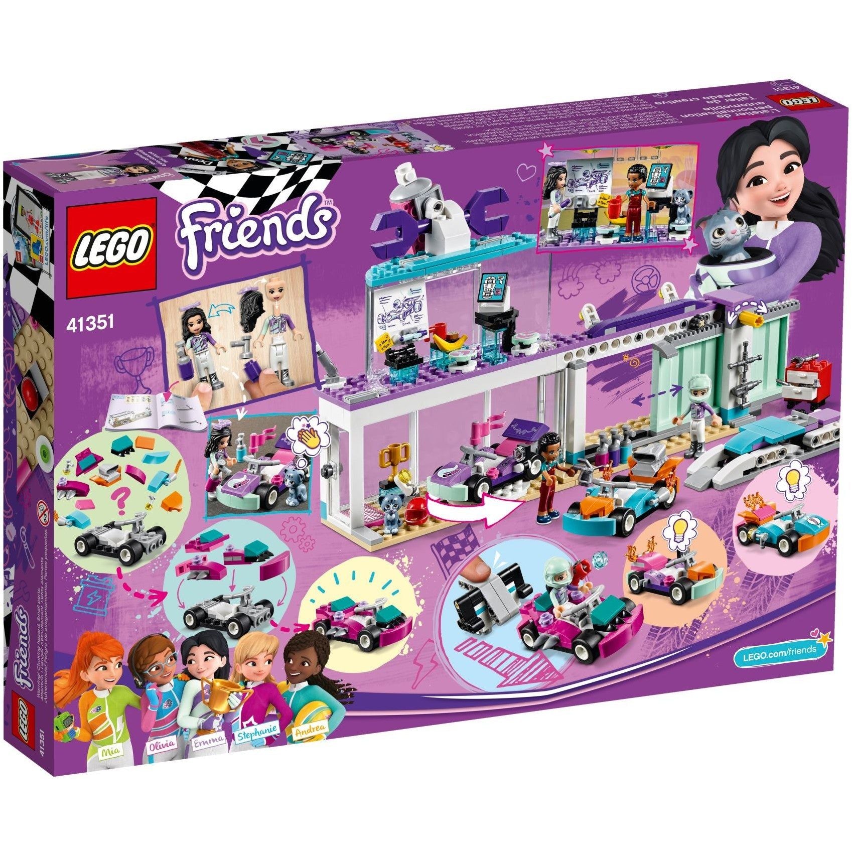 LEGO Friends Tuning Werkstatt 41351
