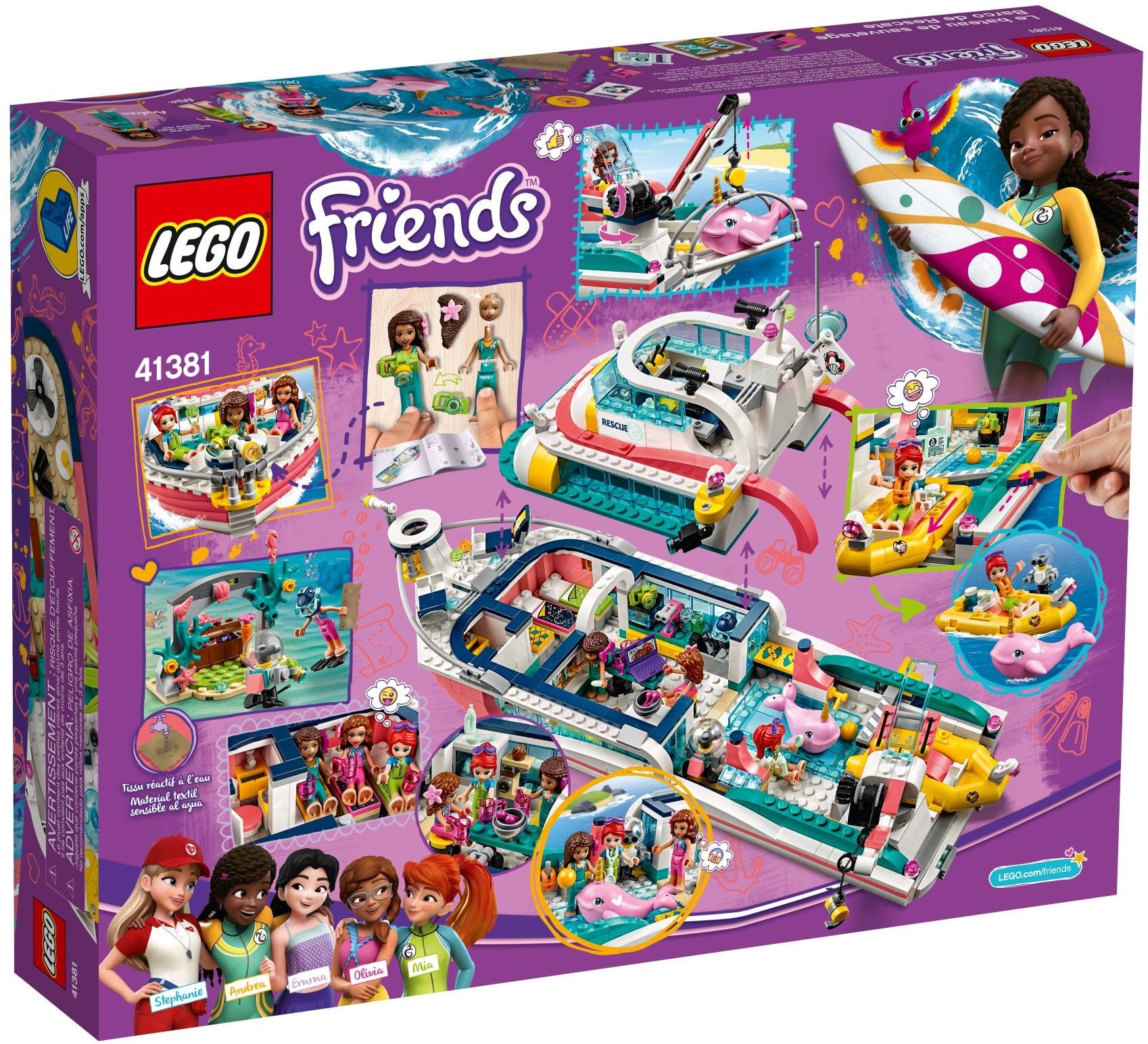 LEGO Friends Boot für Rettungsaktion 41381