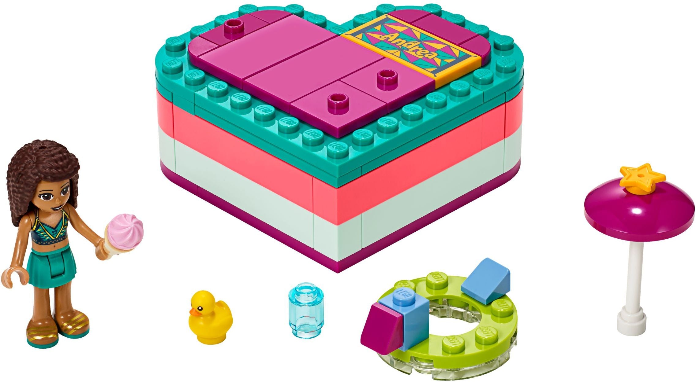 Boîte coeur d'été LEGO Friends Andreas 41384