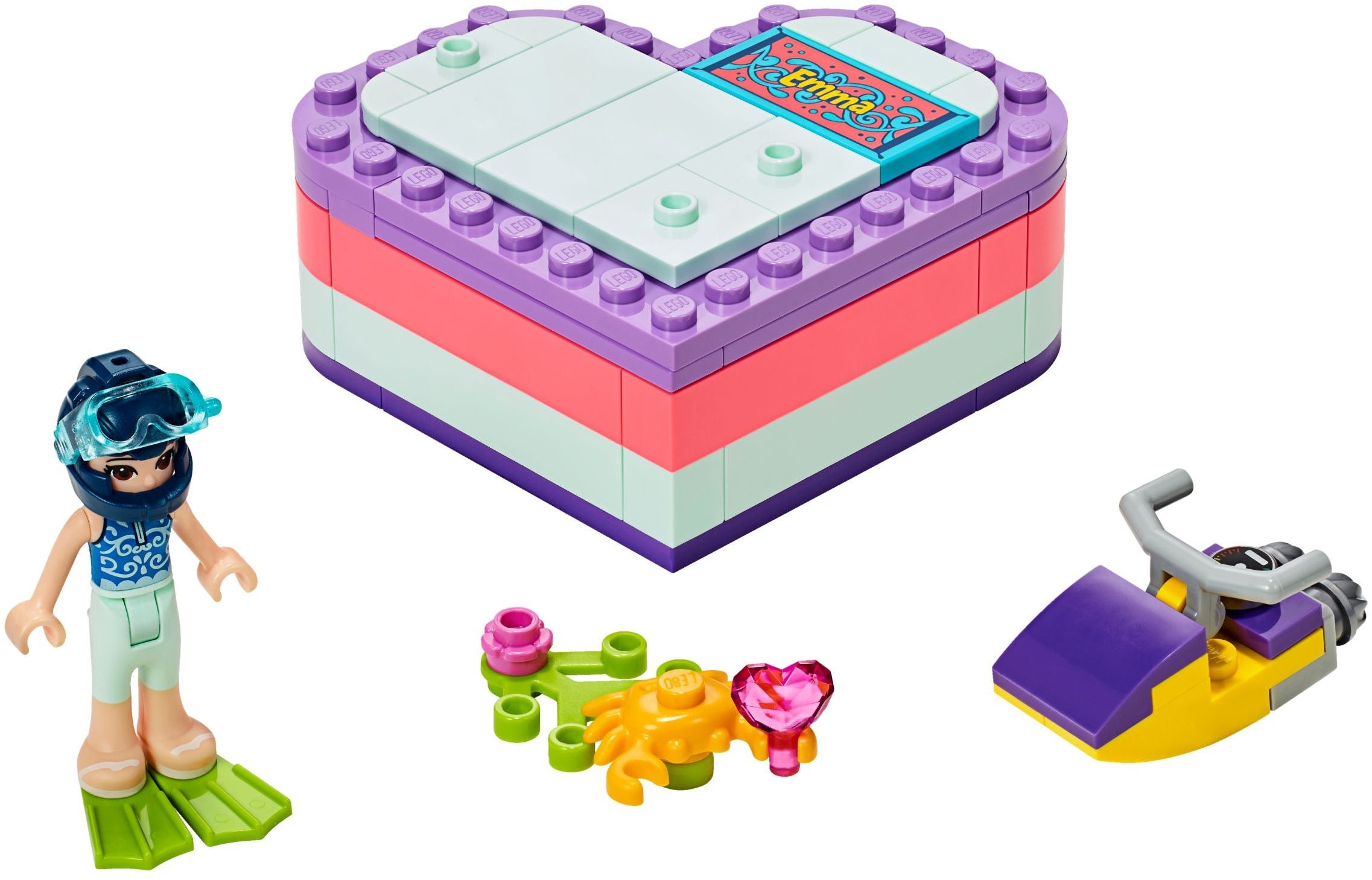 Boîte coeur d'été d'Emma LEGO Friends 41385