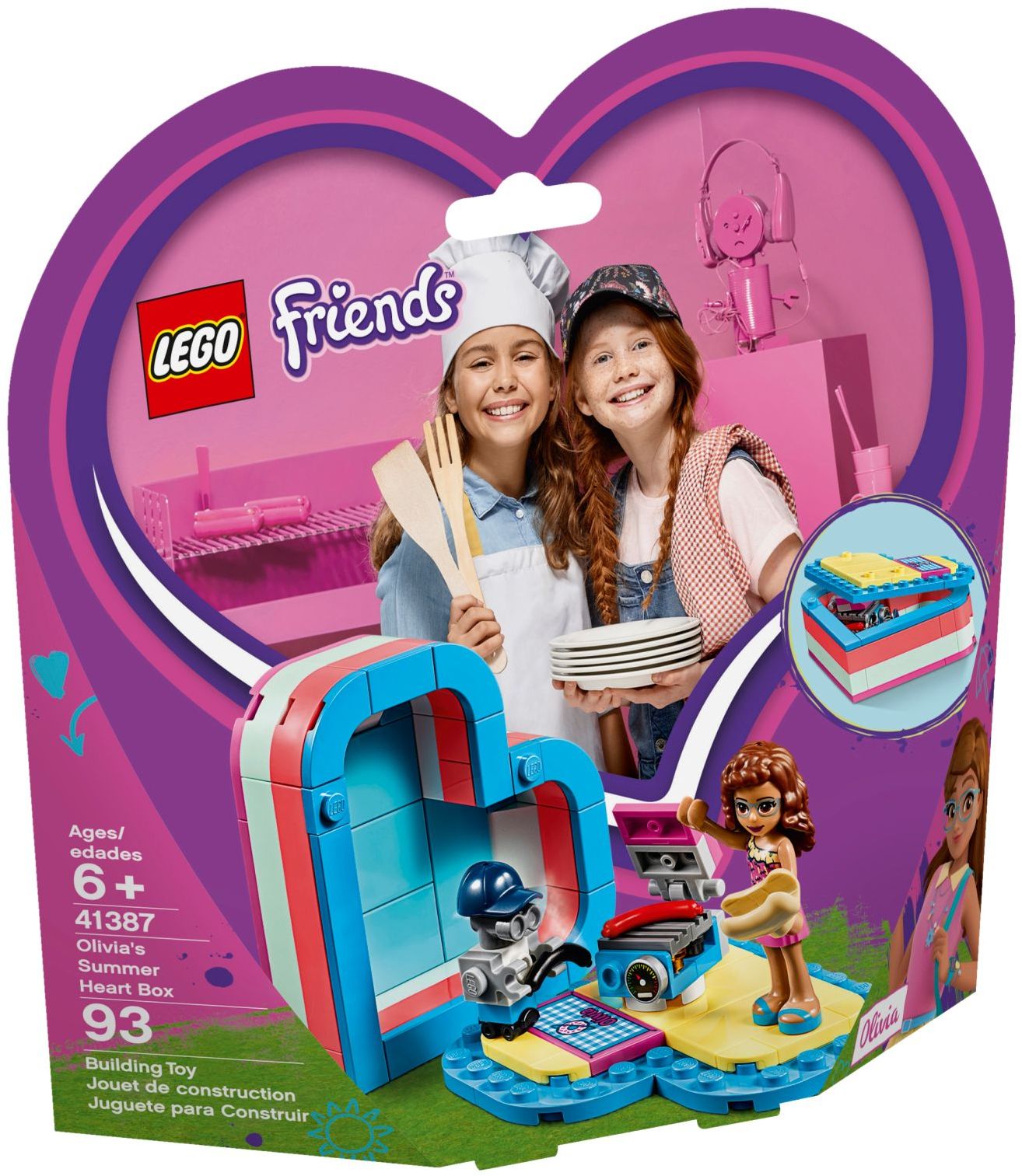 LEGO Friends La boîte coeur d'été d'Olivia 41387