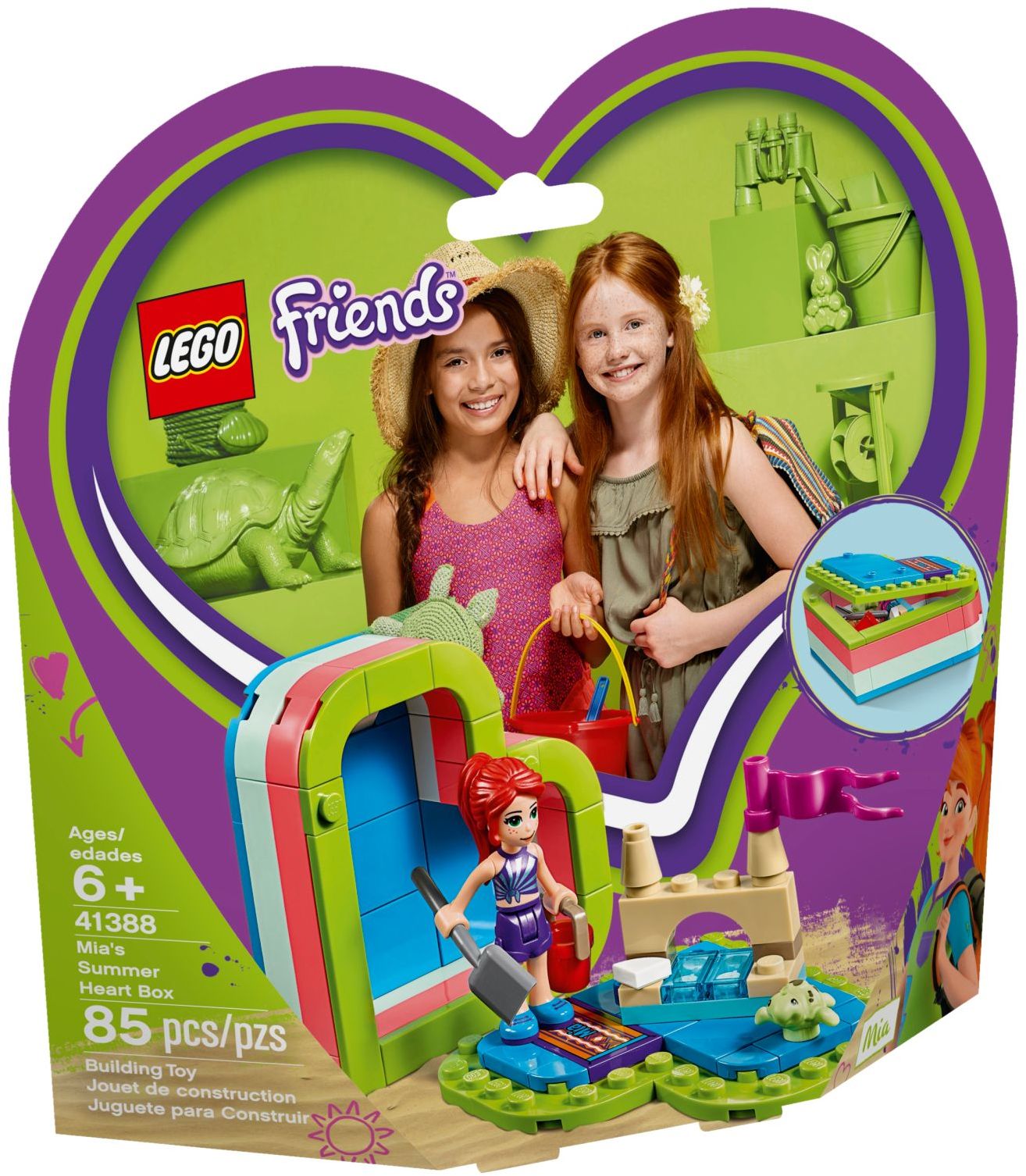 LEGO Friends Mia's Summer Heart Box 41388