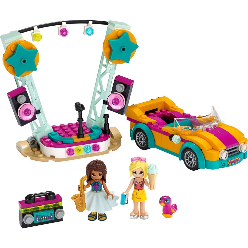 LEGO Friends Andreas Bühne und Auto 41390