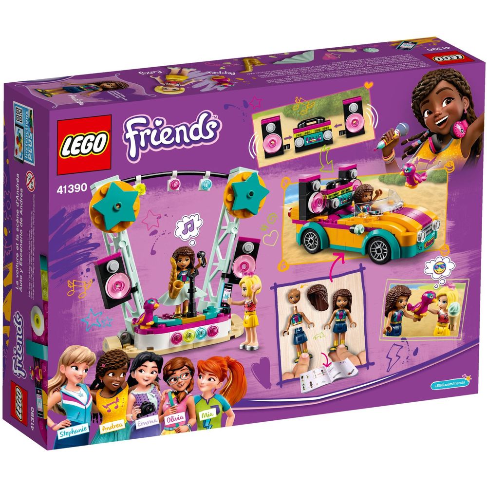 LEGO Friends Andreas Bühne und Auto 41390