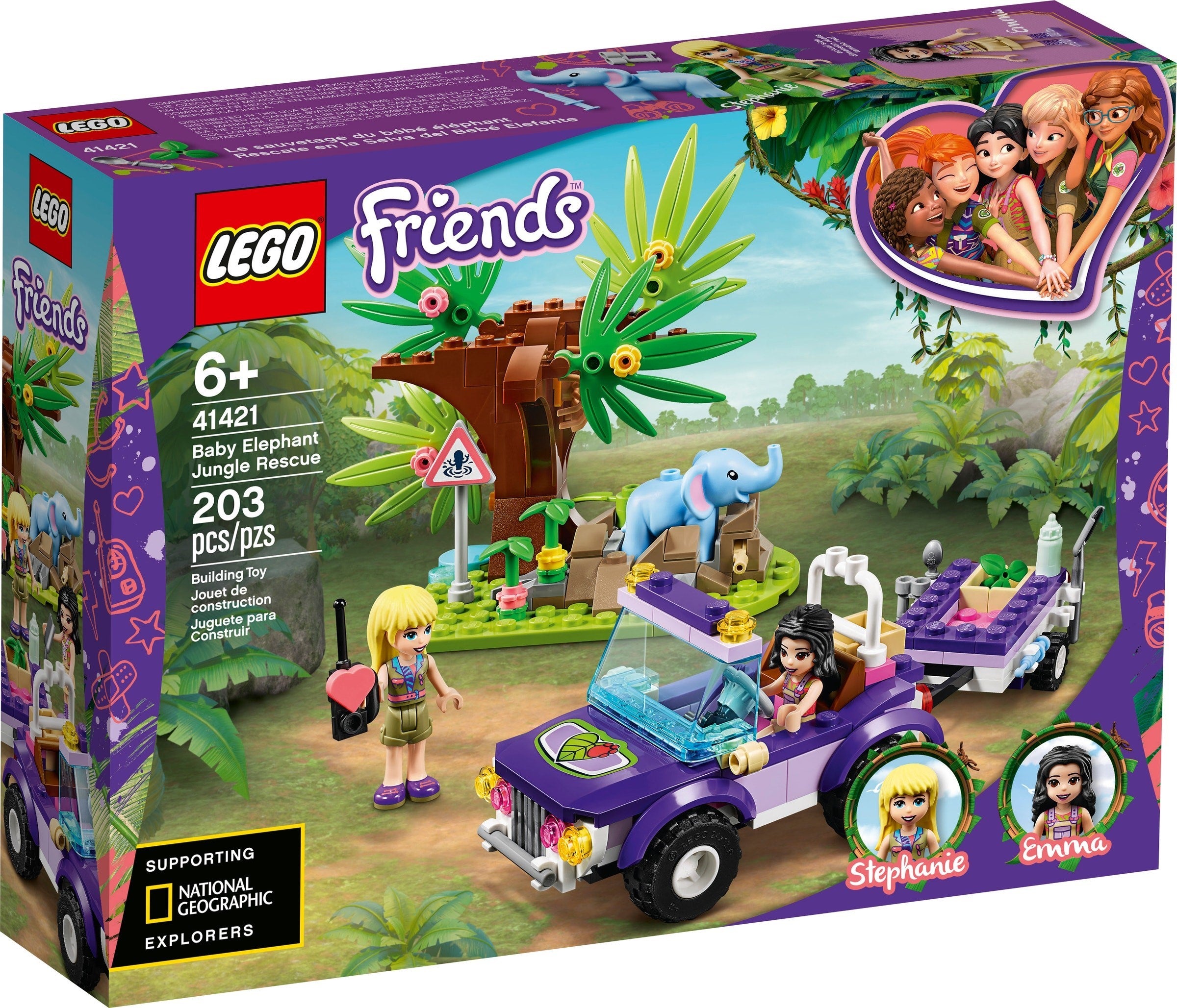 Le sauvetage du bébé éléphant LEGO Friends 41421
