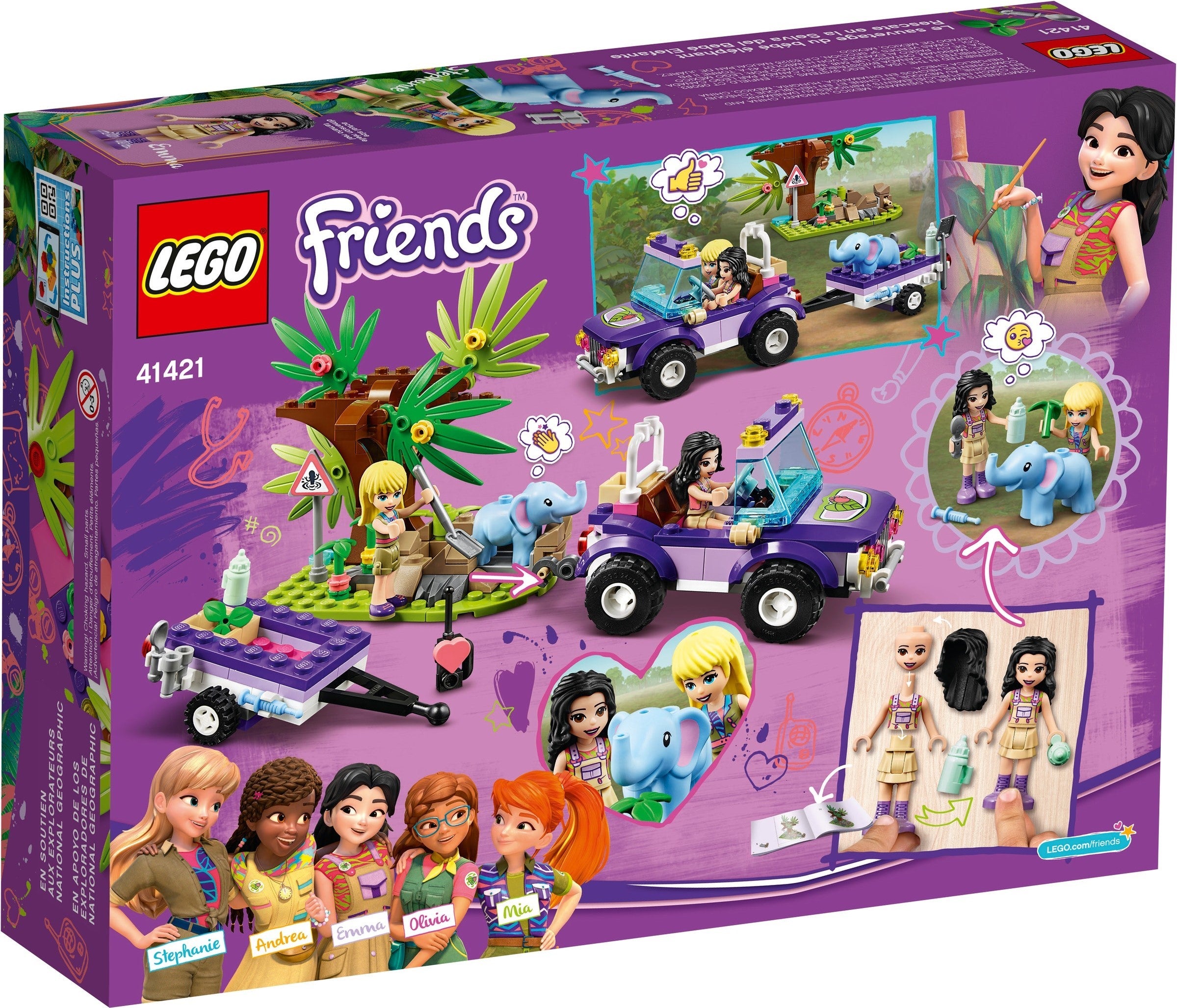 Le sauvetage du bébé éléphant LEGO Friends 41421