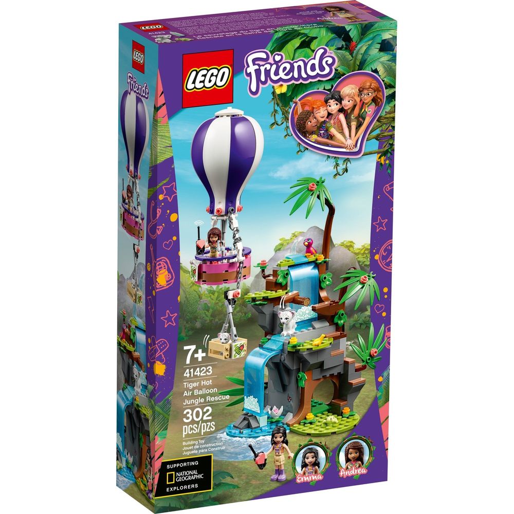 LEGO Friends Tiger Rescue avec Hot Air 41423