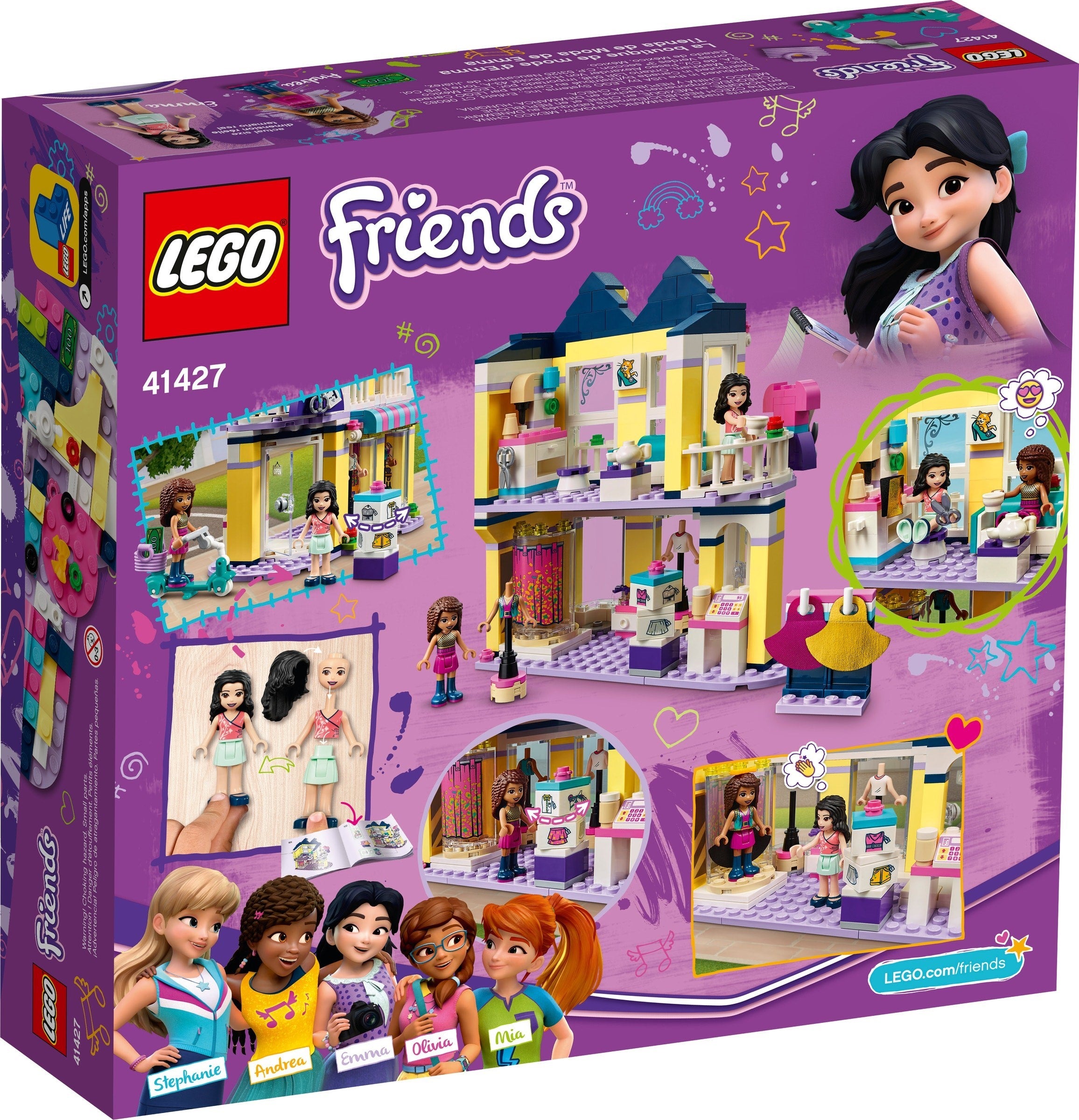 Lego Friends Le magasin de mode d'Emma 41427