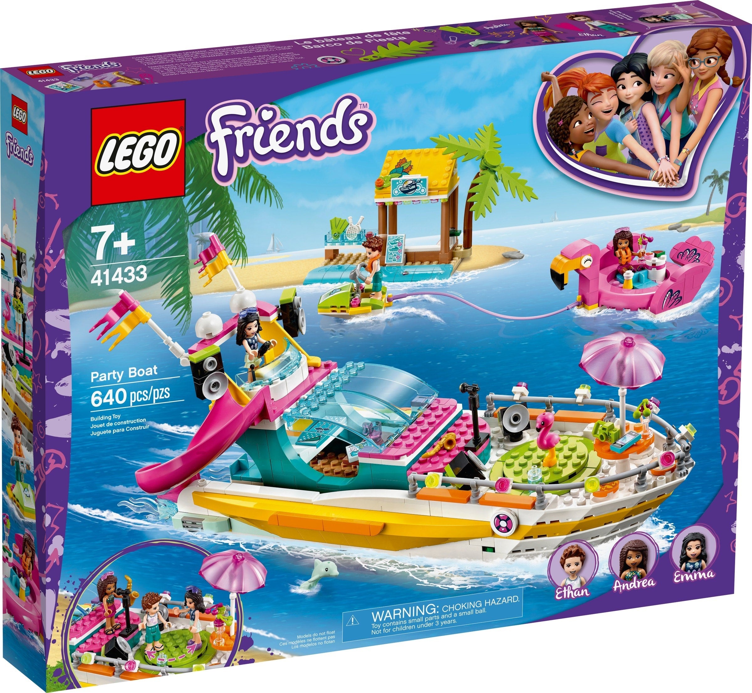 LEGO Friends Partyboot von Heartlake City 41433