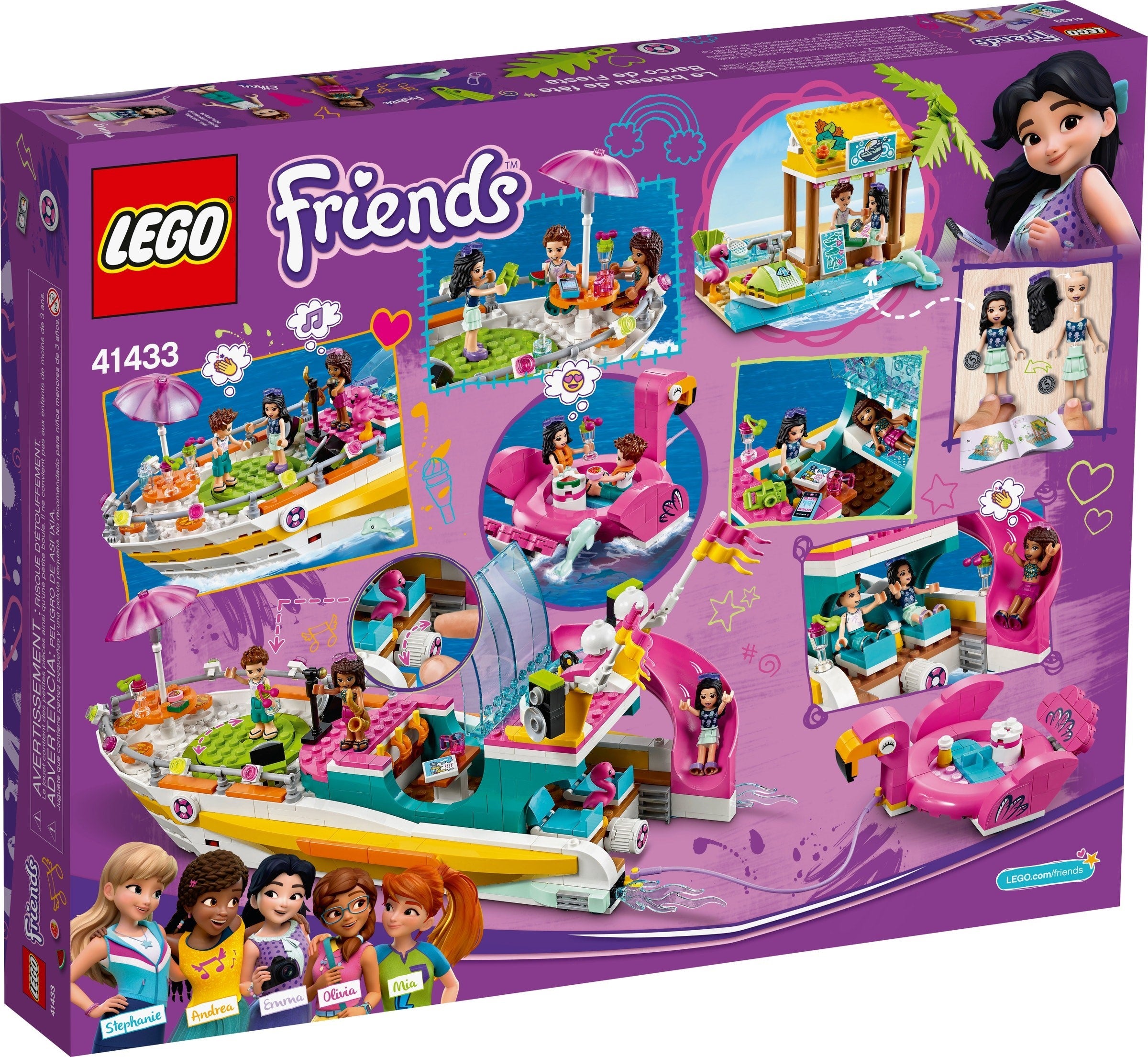 LEGO Friends Partyboot von Heartlake City 41433