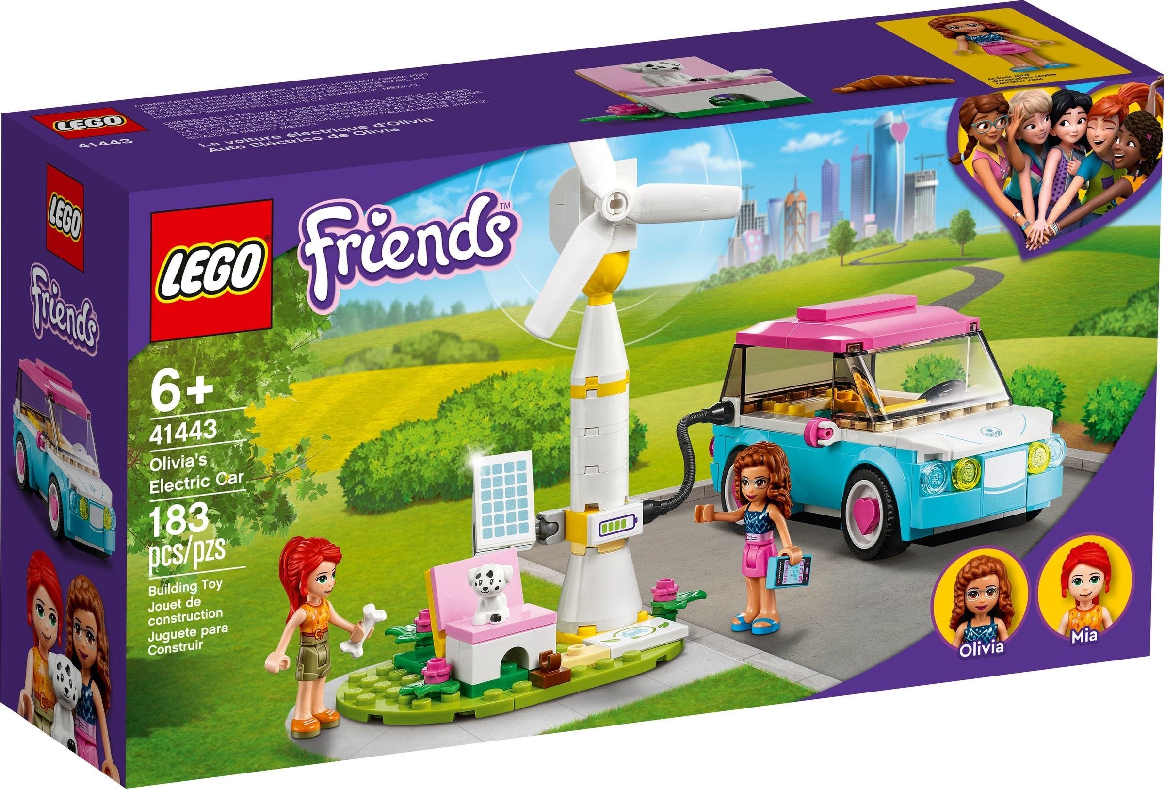 La voiture électrique d'Olivia LEGO Friends 41443