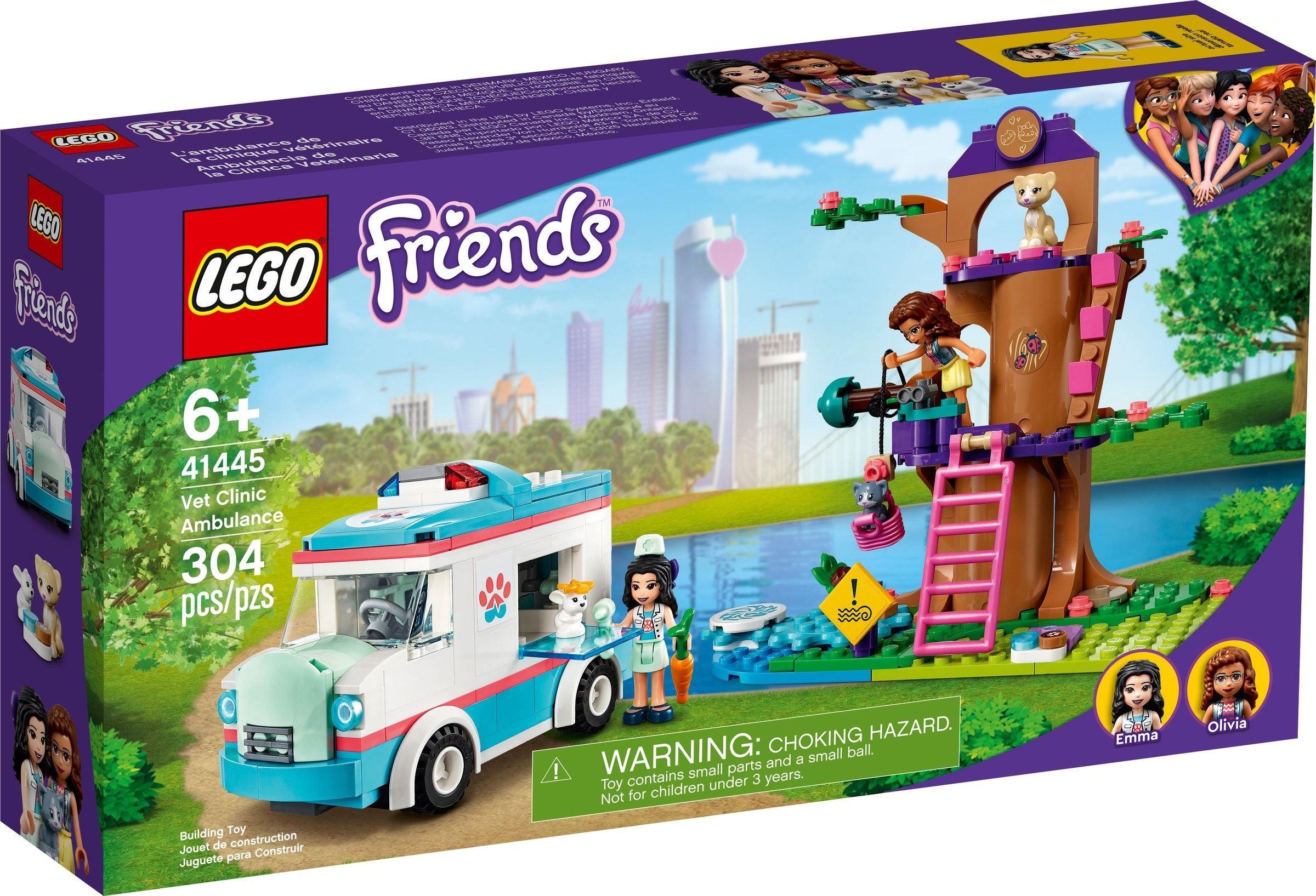 Le camion de sauvetage des animaux LEGO Friends 41445