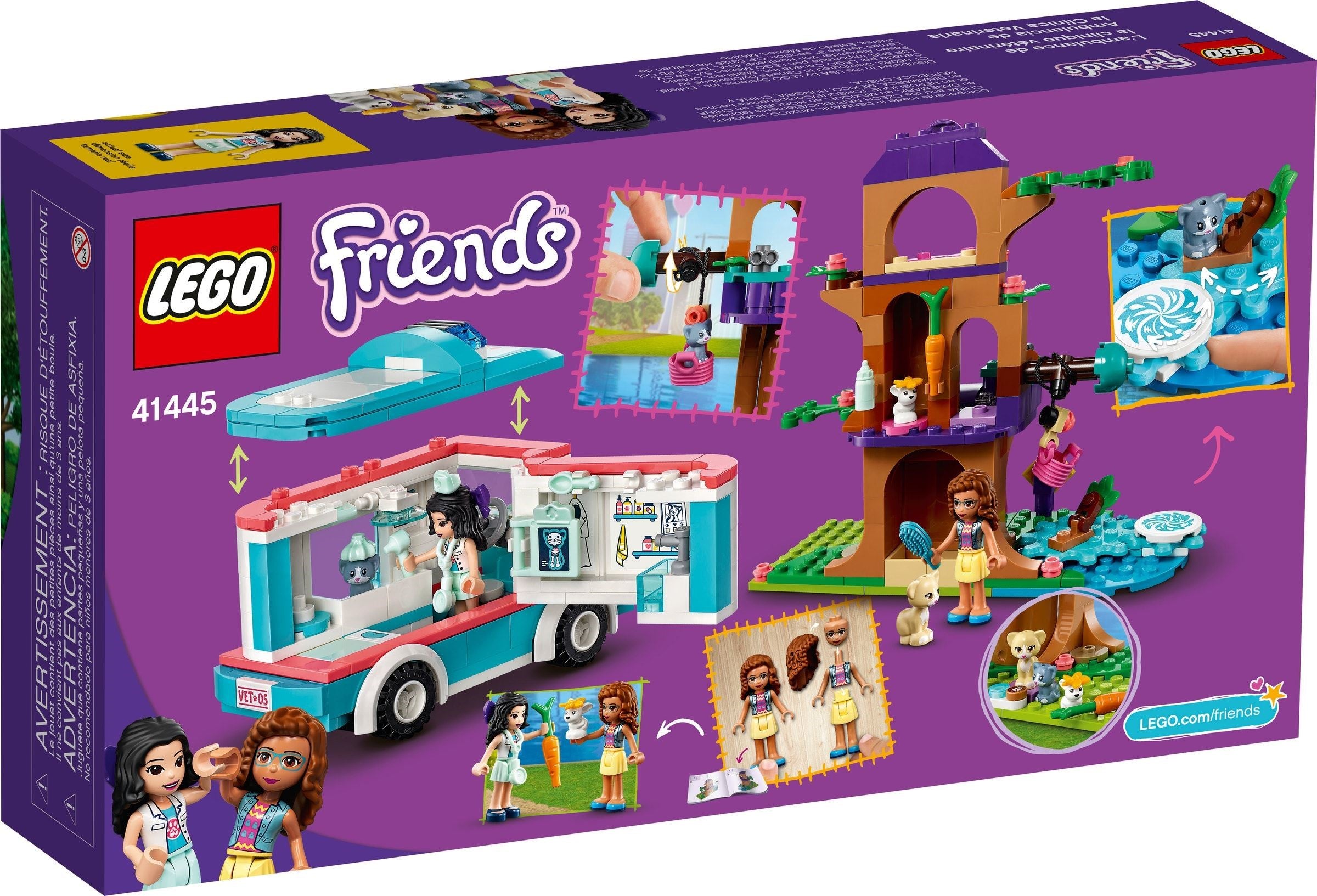 Le camion de sauvetage des animaux LEGO Friends 41445