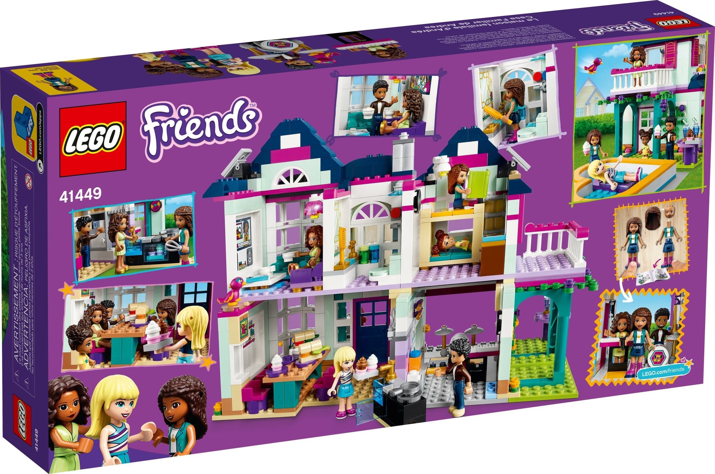 LEGO Friends La maison d'Andréas 41449