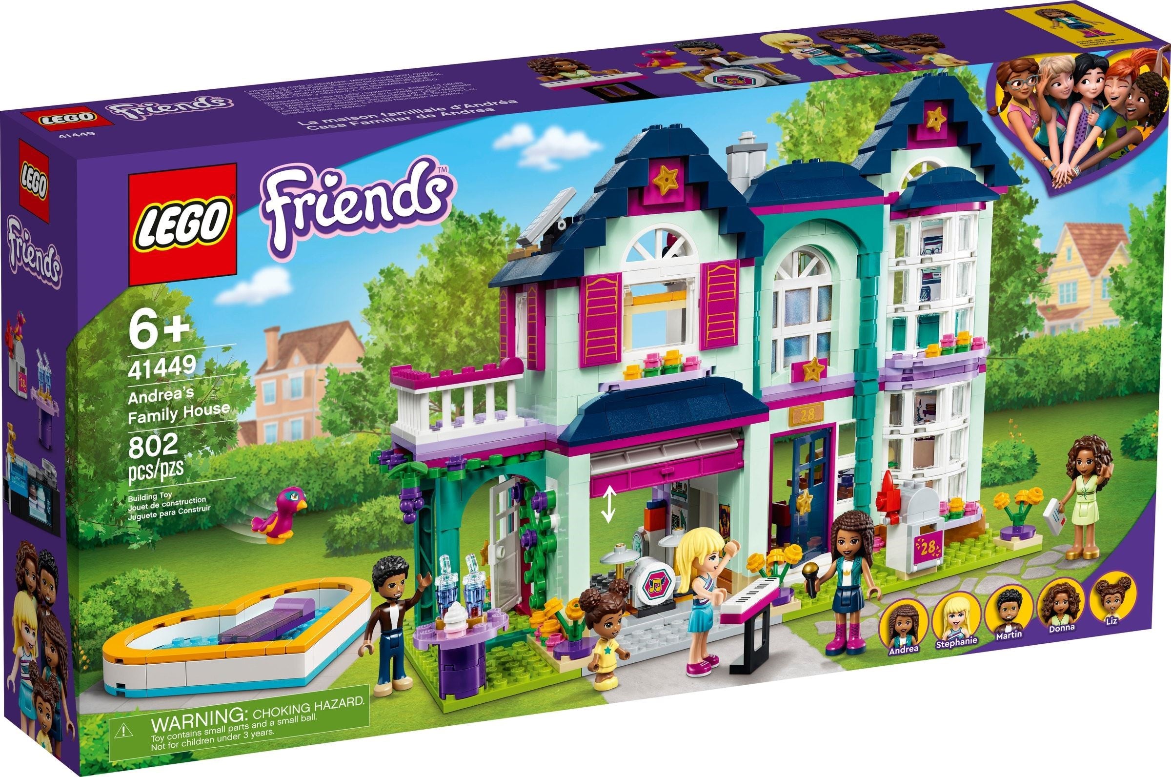 LEGO Friends La maison d'Andréas 41449