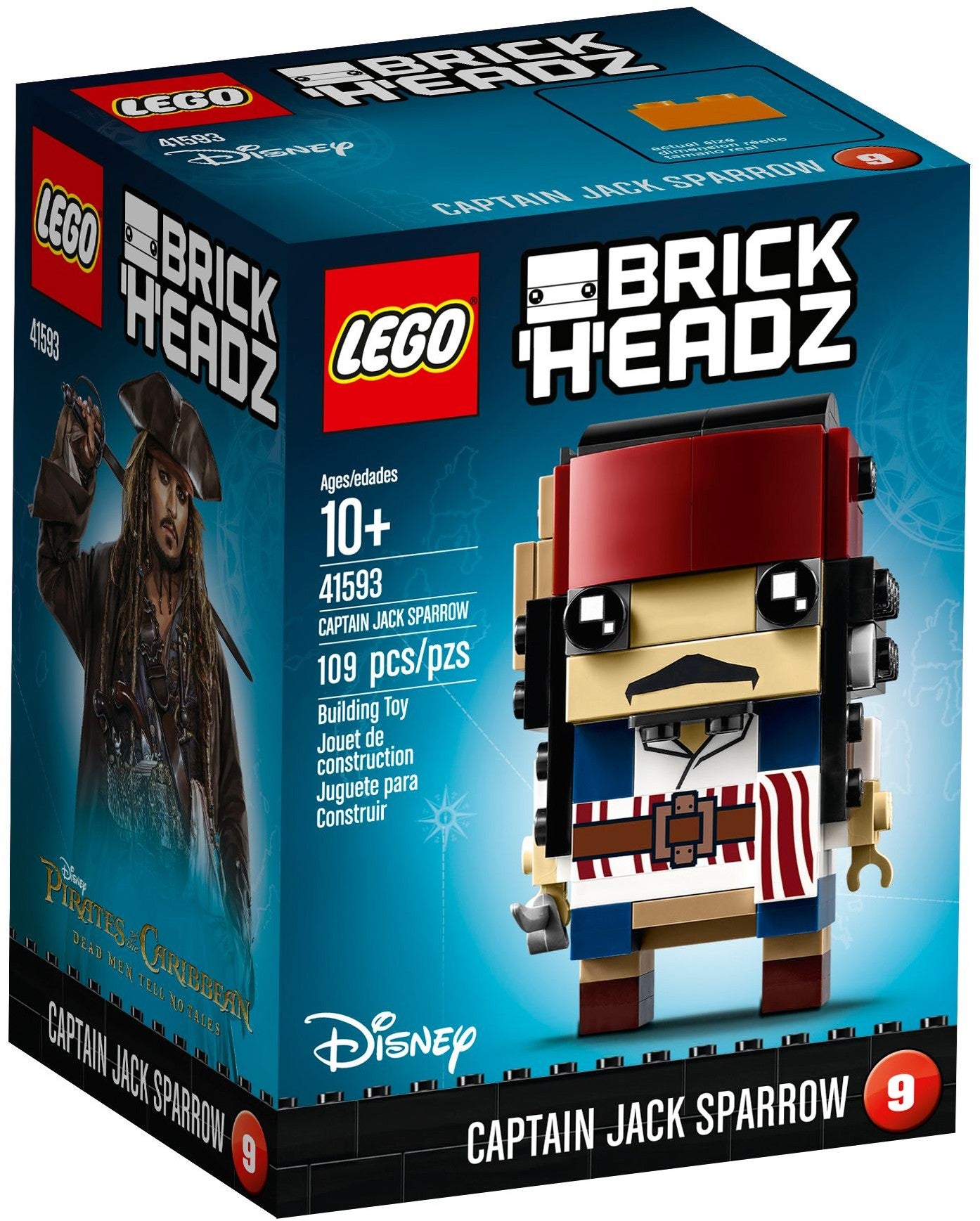 LEGO Brickheadz Captain Jack Sparrow 41593