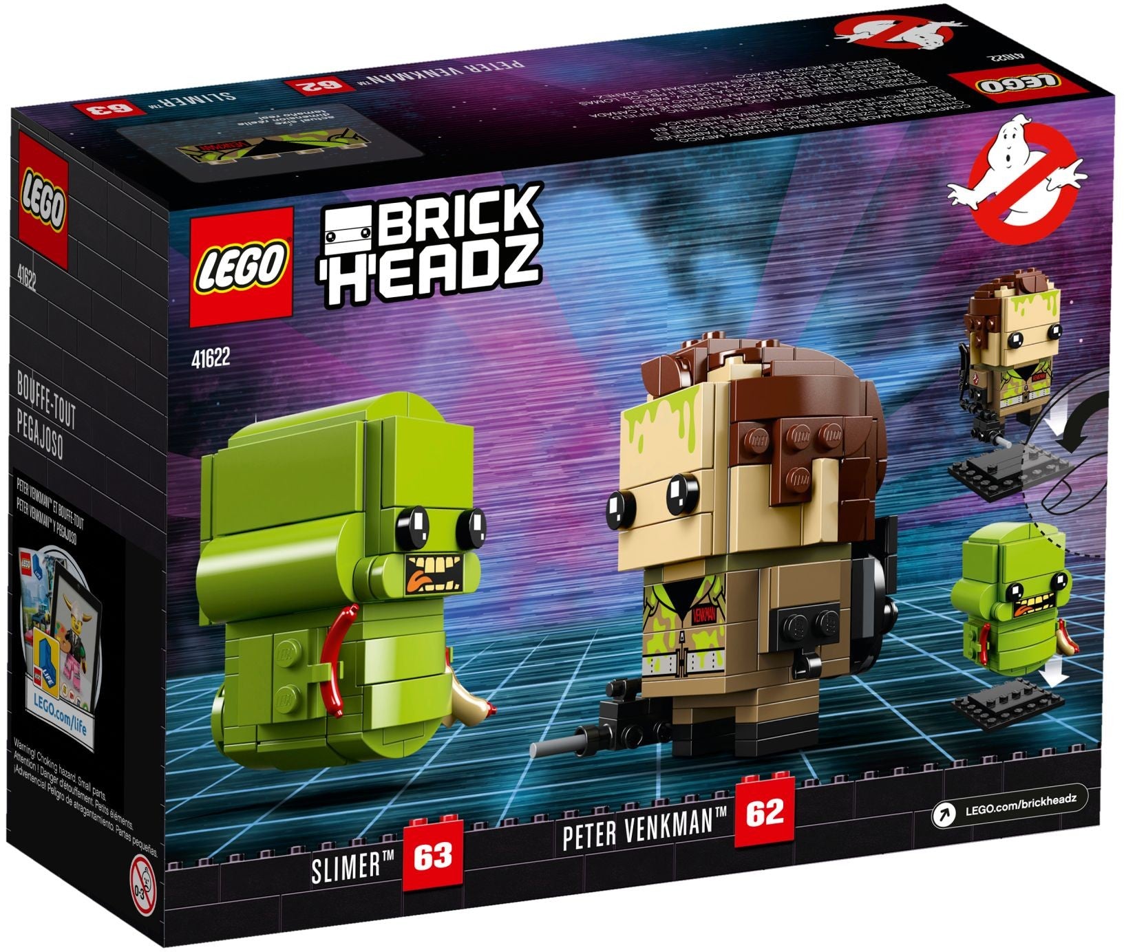 LEGO Brickheadz Peter Venkman & Slimer 41622