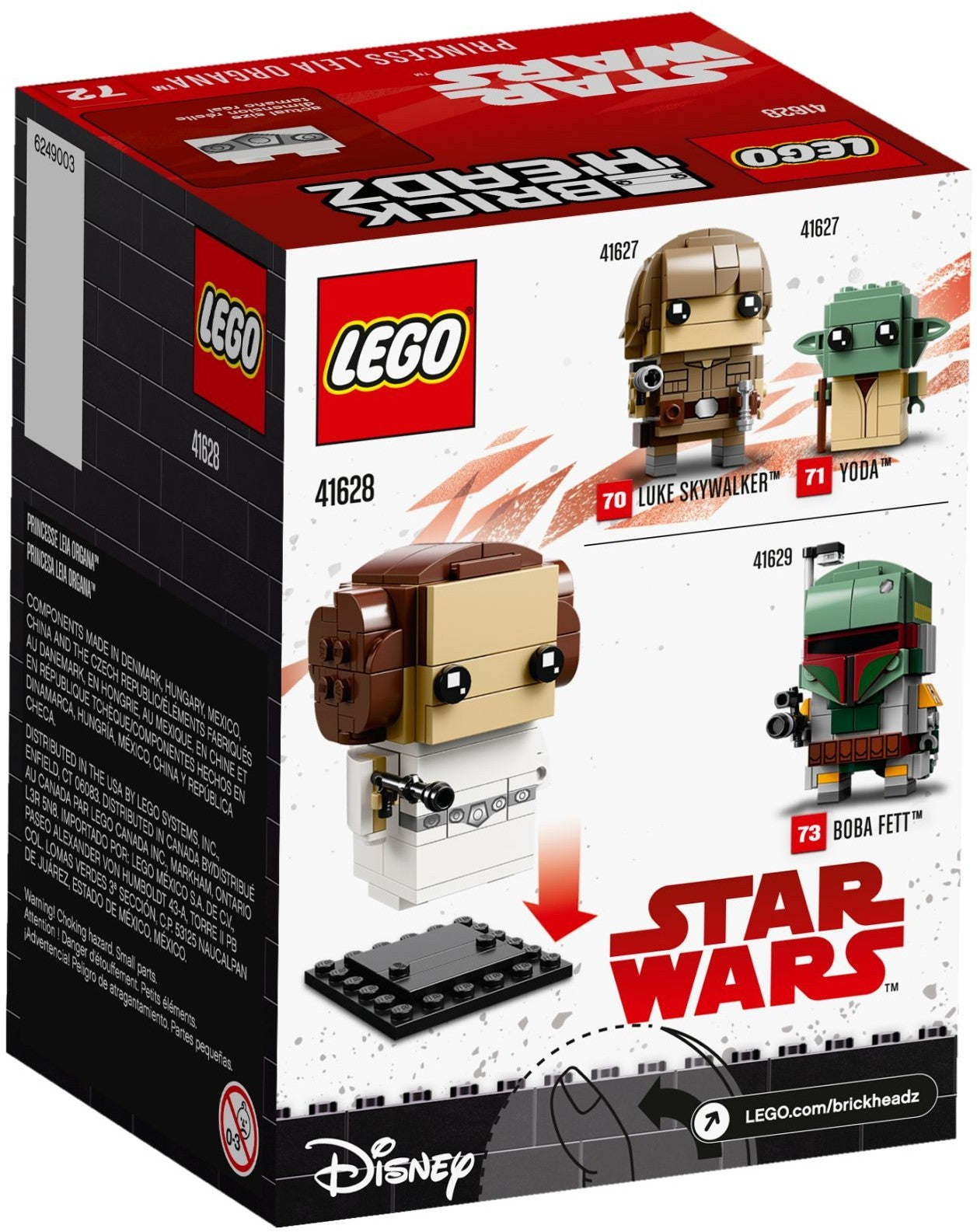 LEGO Brickheadz Prinzessin Leia Organa 41628