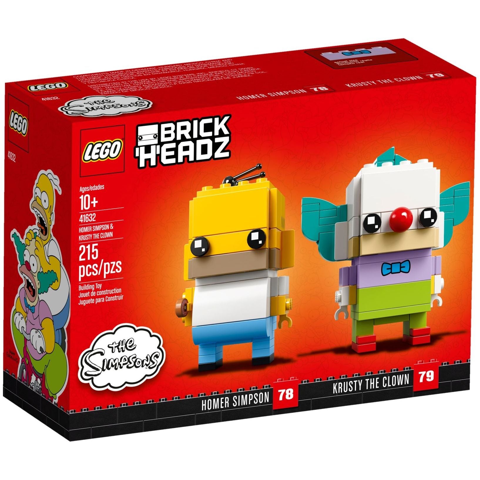 LEGO Brickheadz Homer Simpson und Krusty the Clown 41632