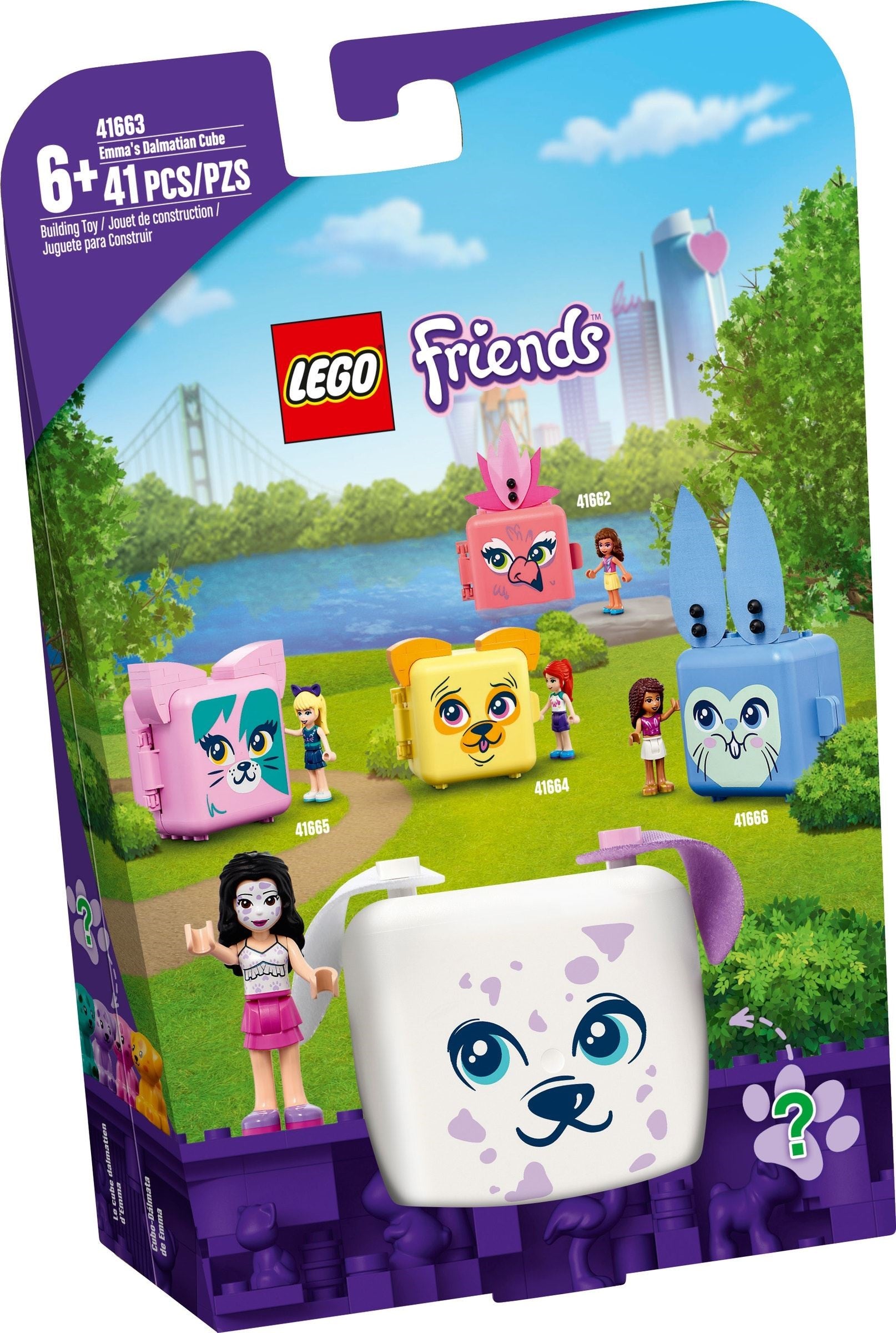 LEGO Friends Le cube dalmatien d'Emma 41663