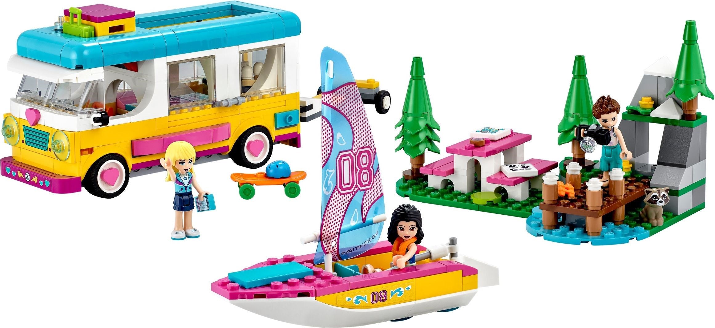 LEGO Friends RV et excursion en voilier 41681