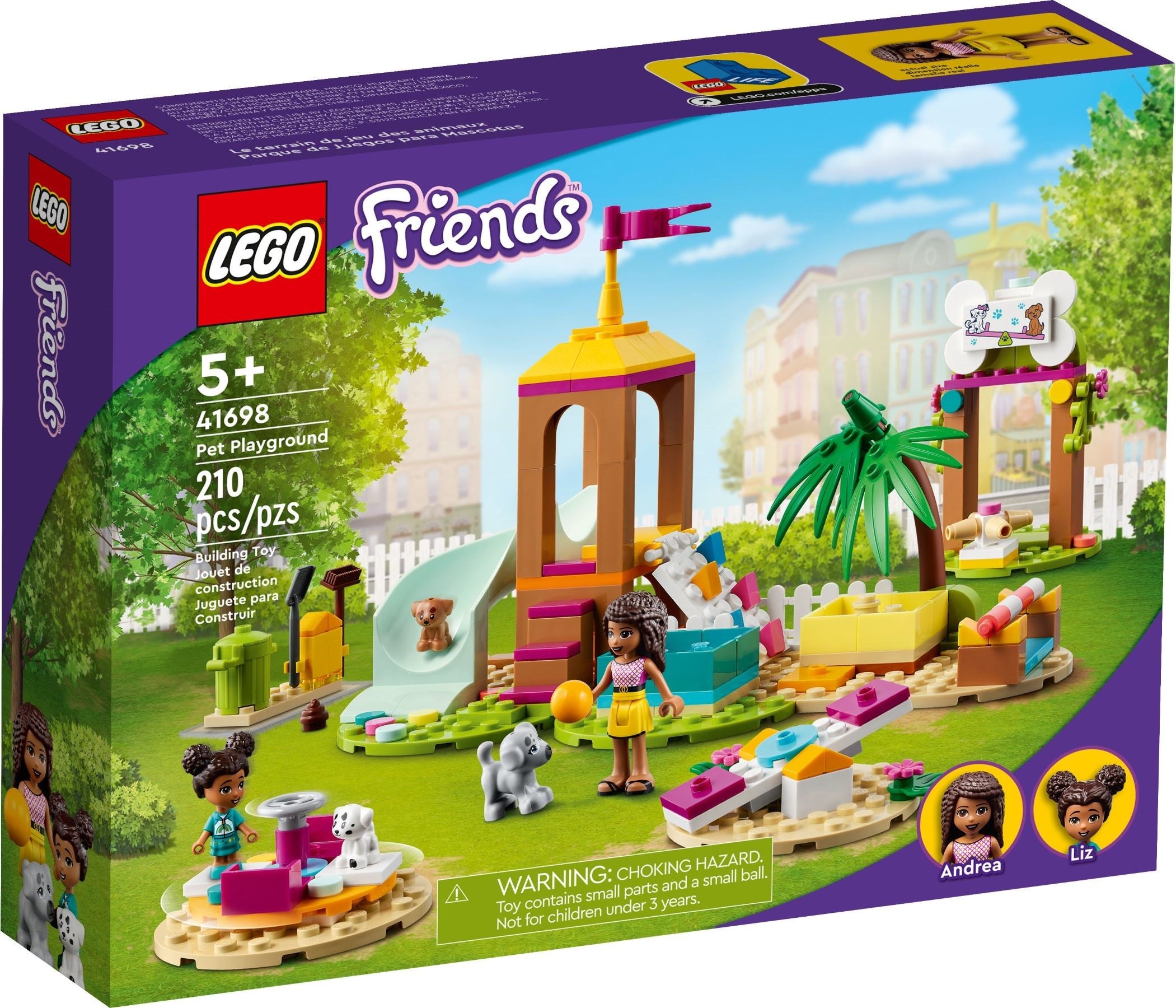 <transcy>LEGO Friends Aire de jeux pour animaux 41698</transcy>