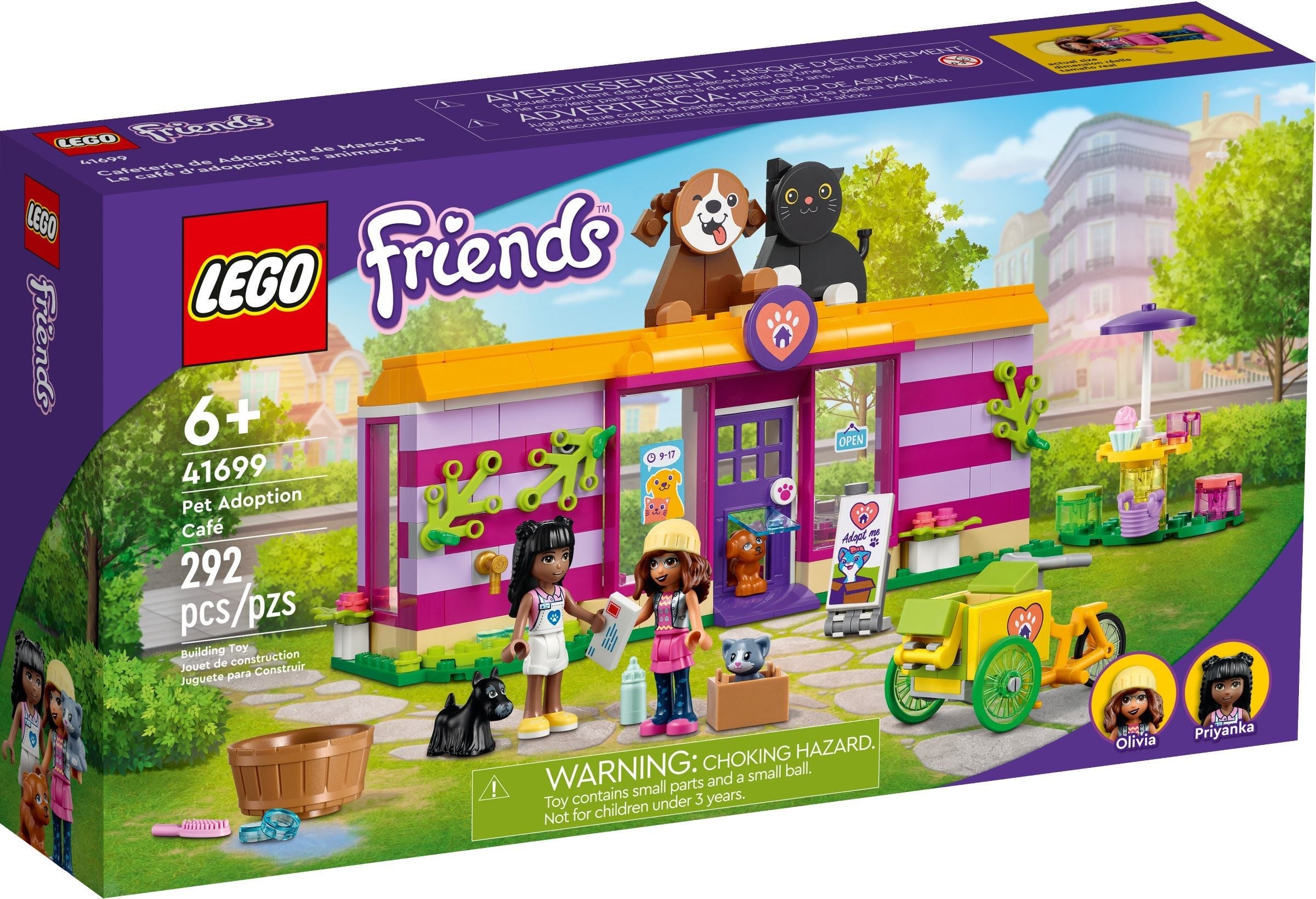 <transcy>LEGO Friends Café d'adoption d'animaux 41699</transcy>