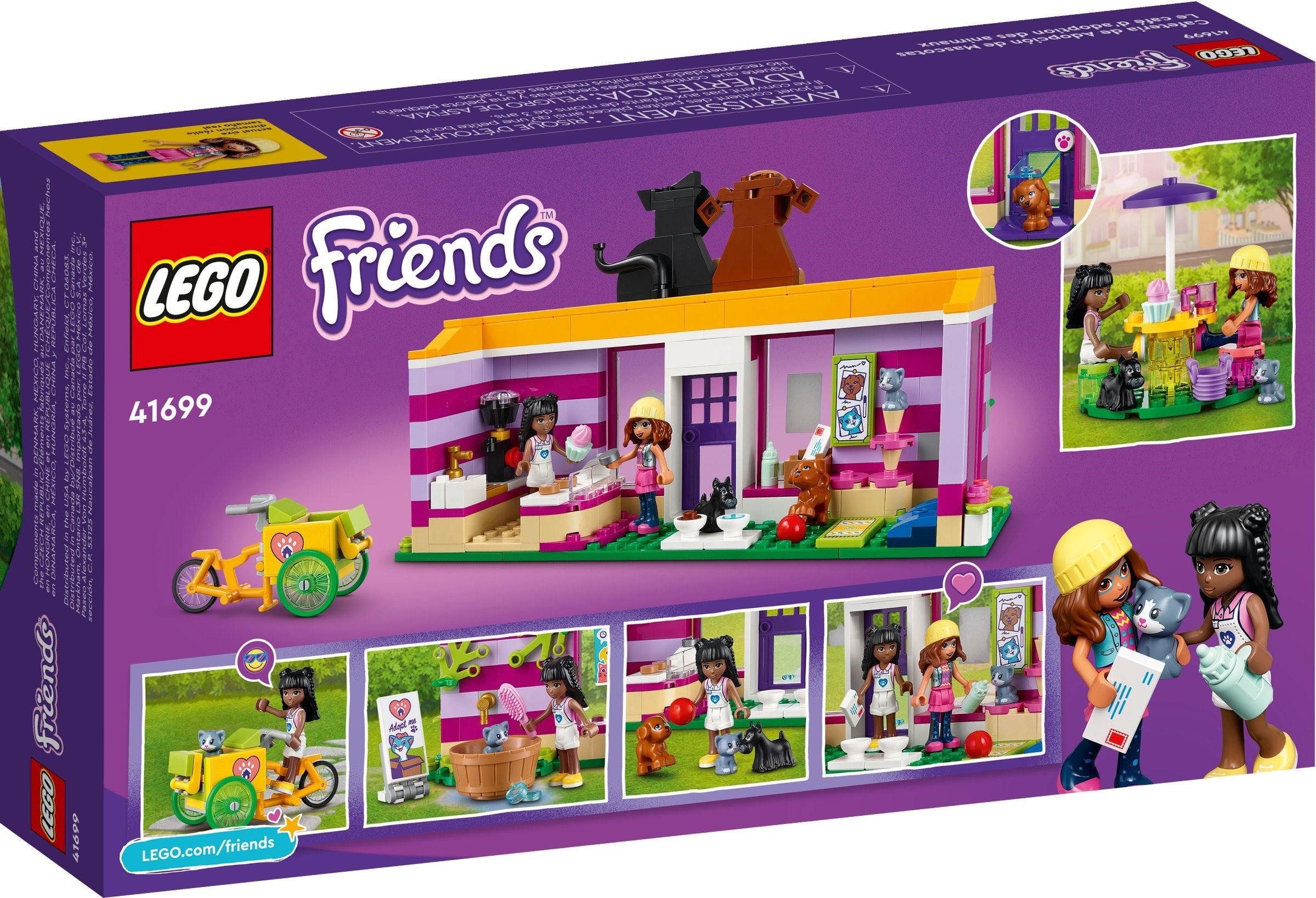 <transcy>LEGO Friends Café d'adoption d'animaux 41699</transcy>
