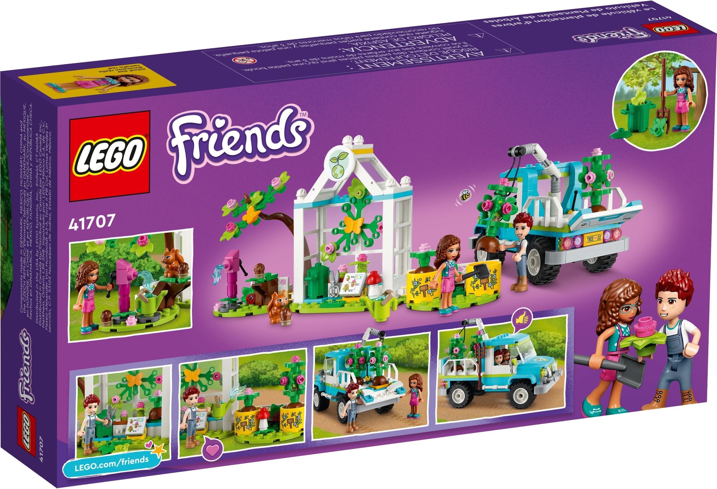 <transcy>LEGO Friends Véhicule de plantation d'arbres 41707</transcy>