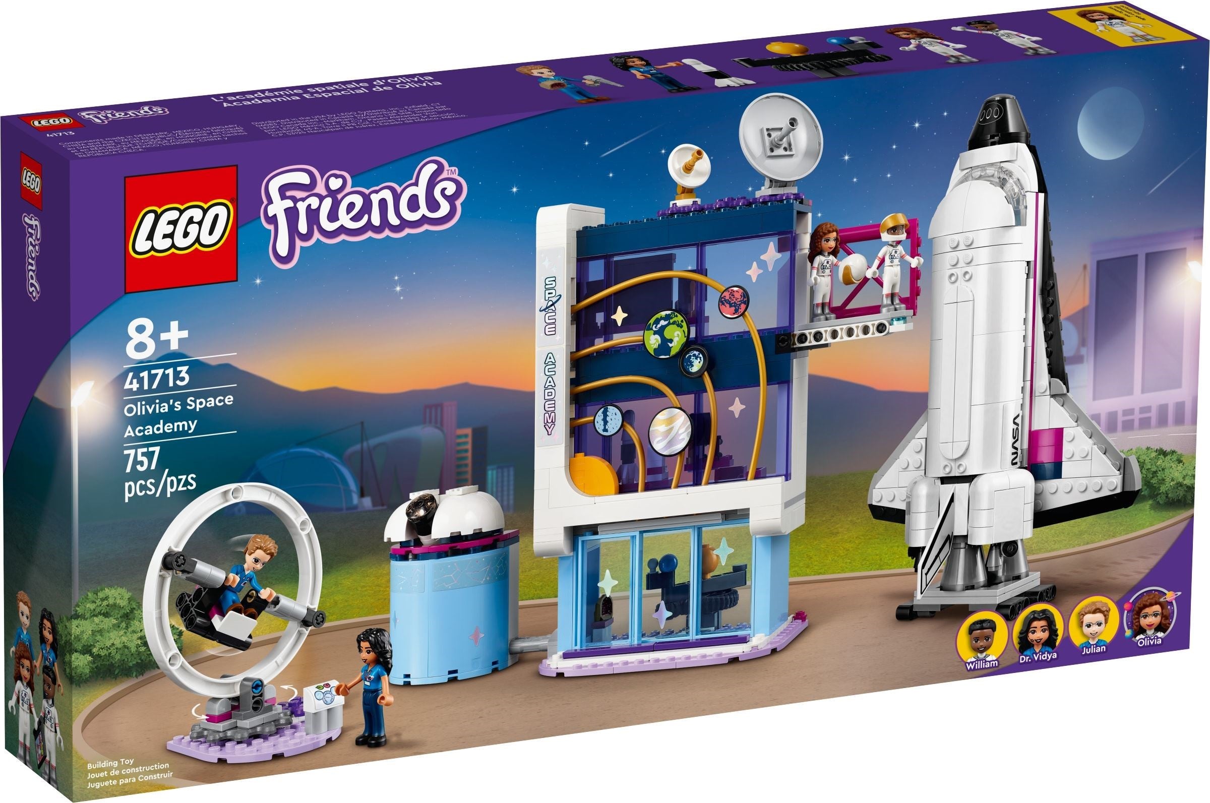LEGO Friends Olivias Raumfahrt-Akademie 41713