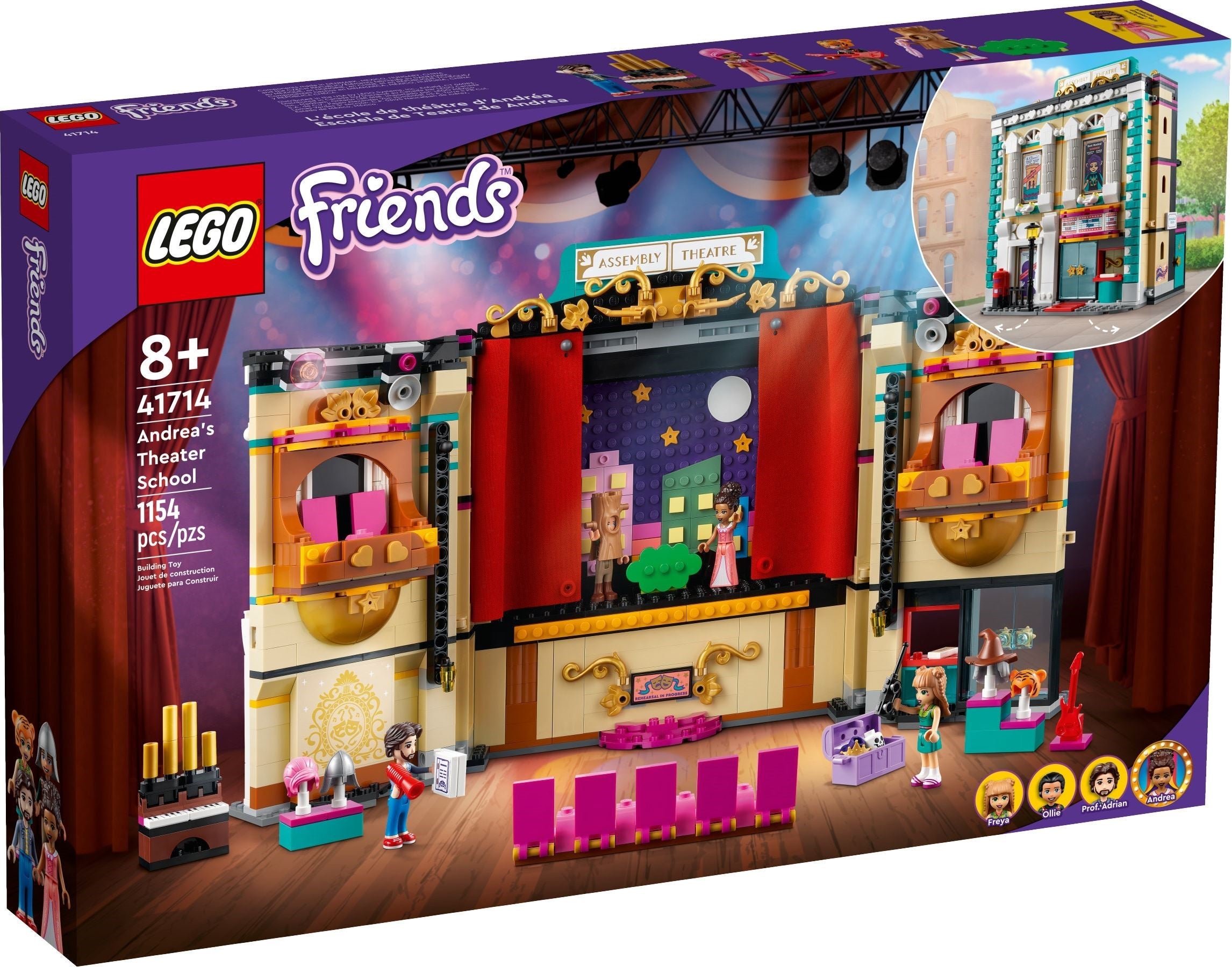 LEGO Friends Andreas Theaterschule 41714