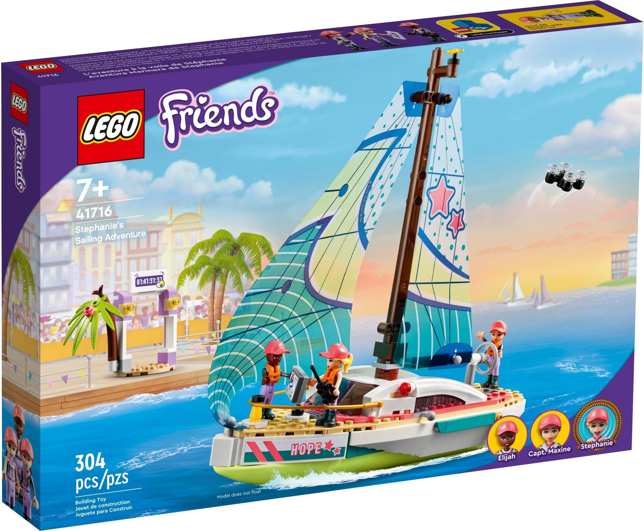 LEGO Friends Stephanies Segelabenteuer 41716
