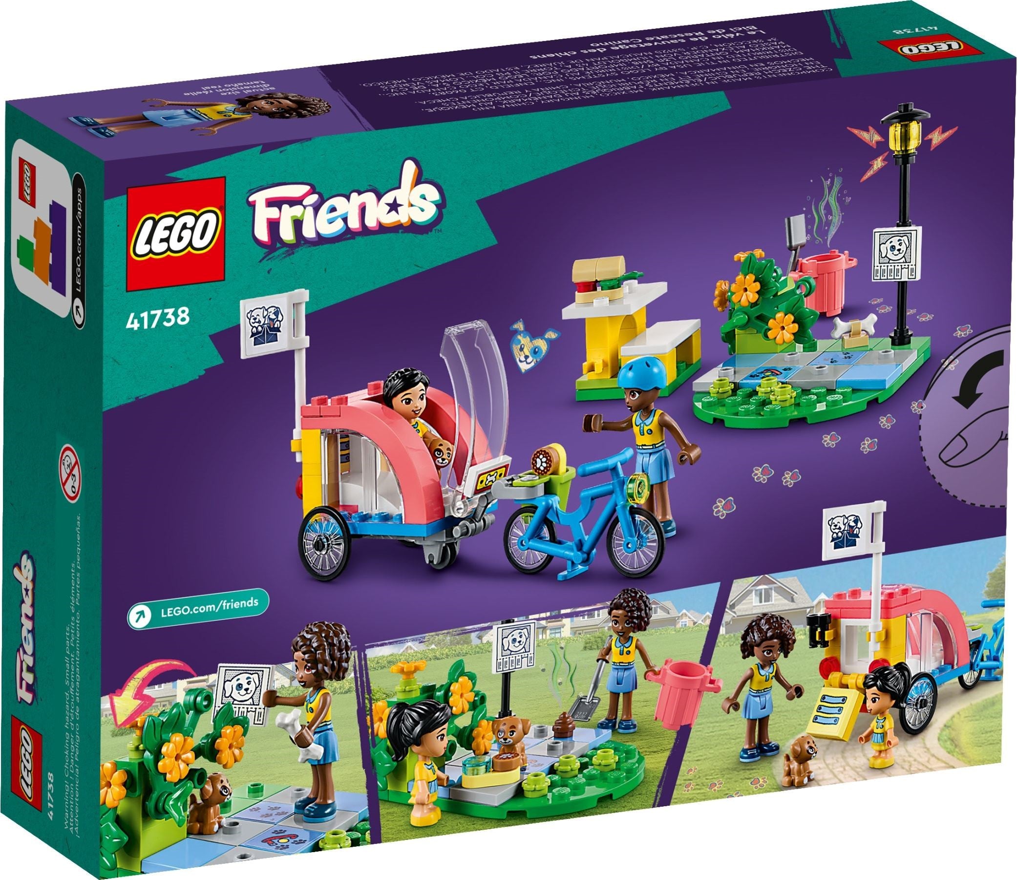 LEGO Friends Hunderettungsfahrrad 41738