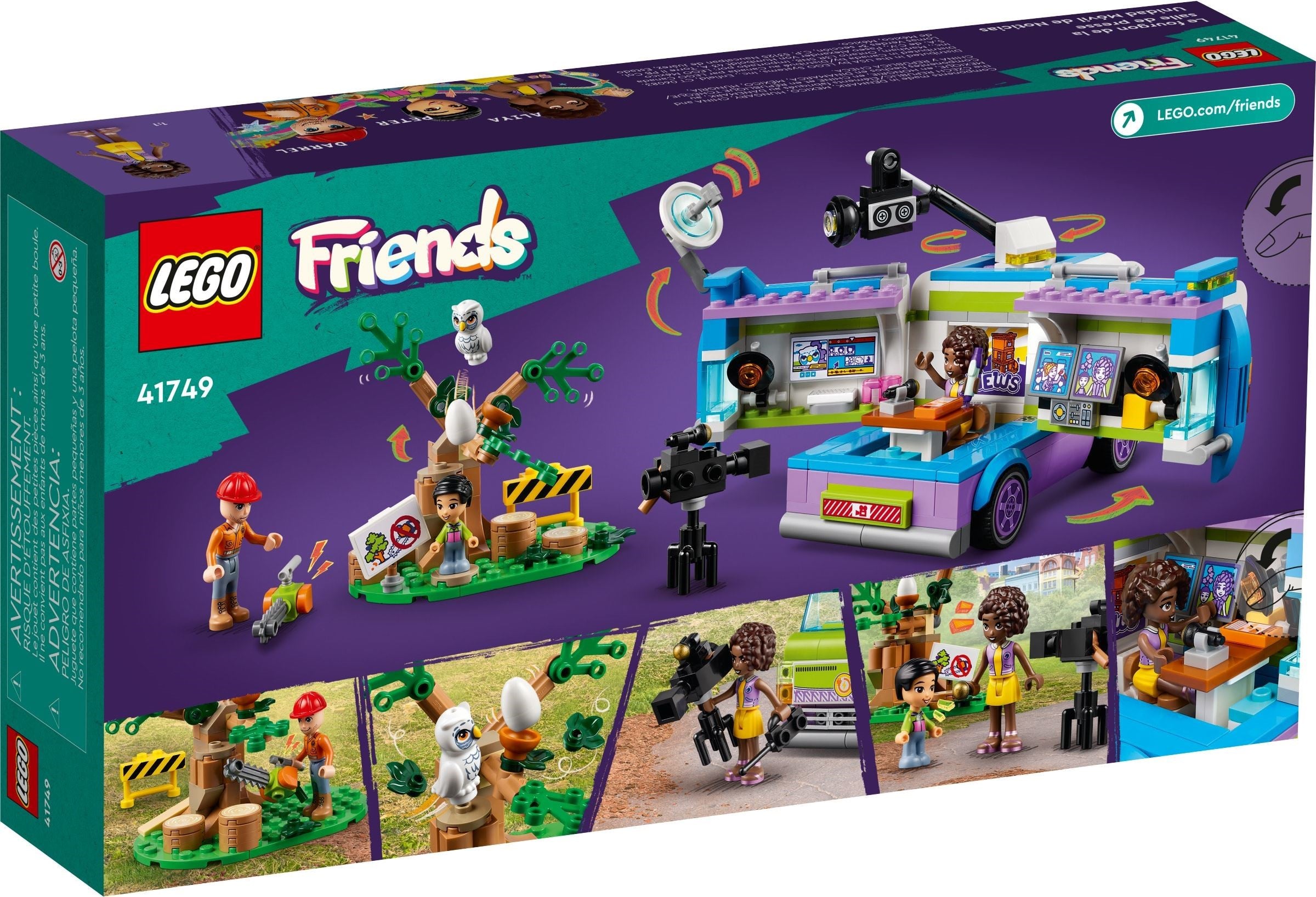 LEGO Friends Nachrichtenwagen 41749