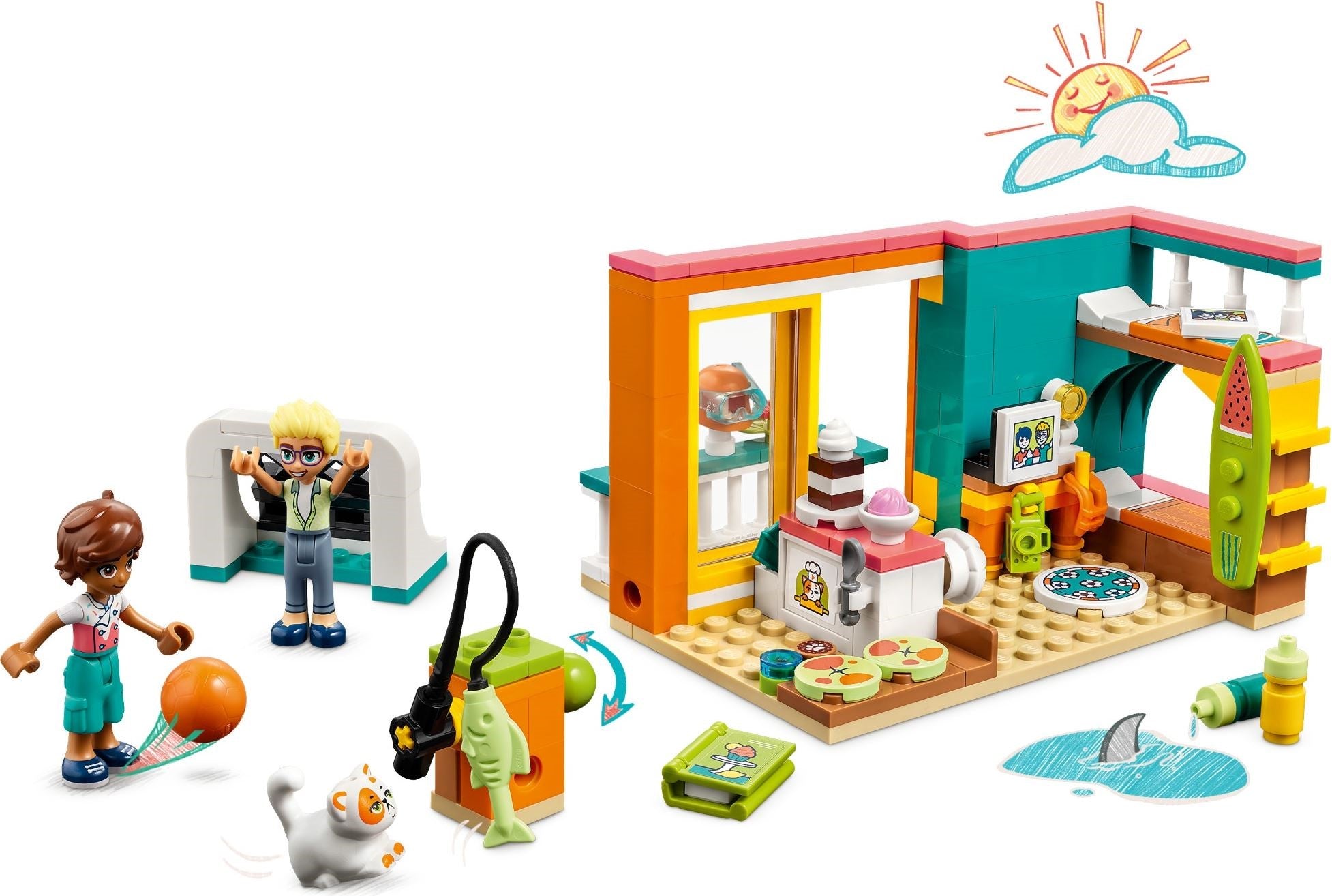 LEGO Friends Leos Zimmer 41754