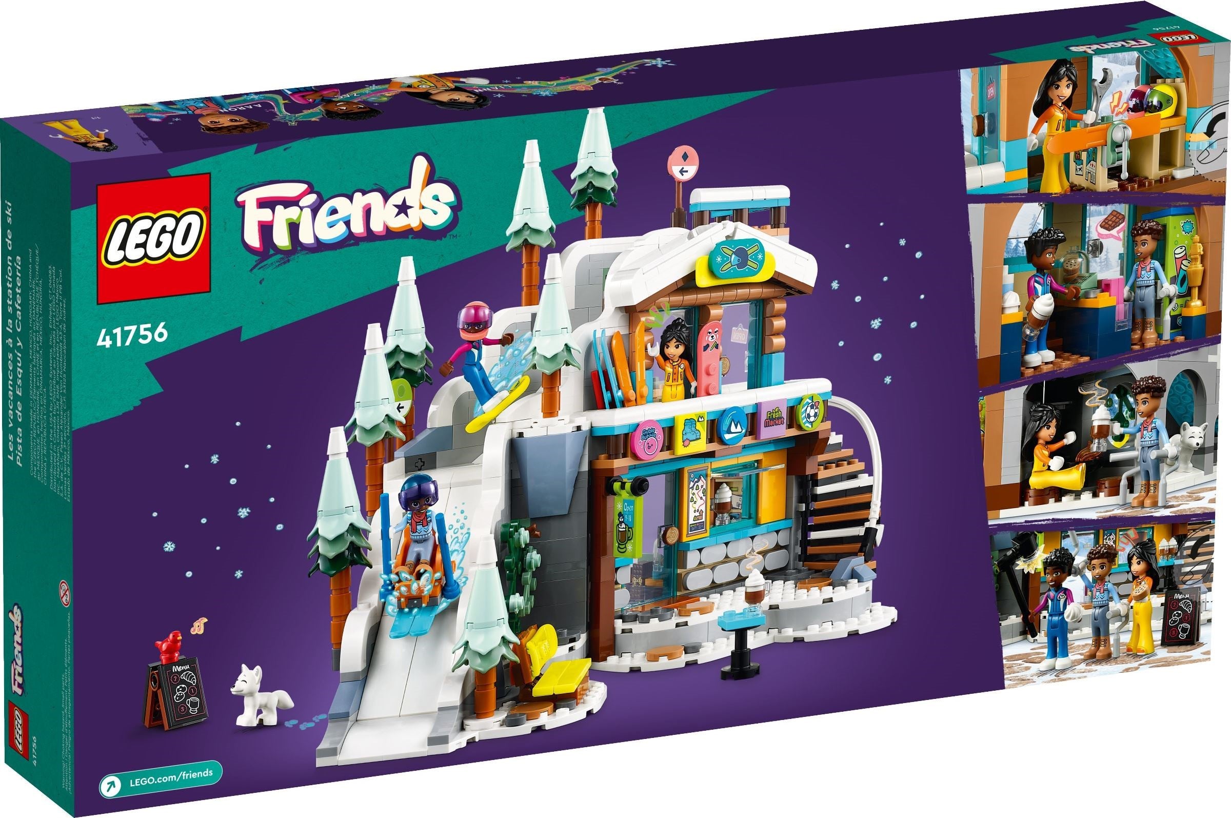 LEGO Friends Skipiste und Café 41756