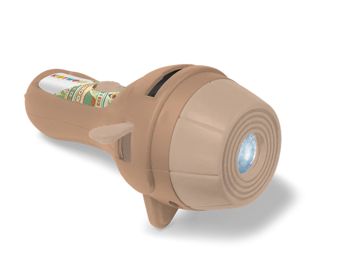 Kidywolf Projektor Taschenlampe braun inkl. 3 Bildscheiben